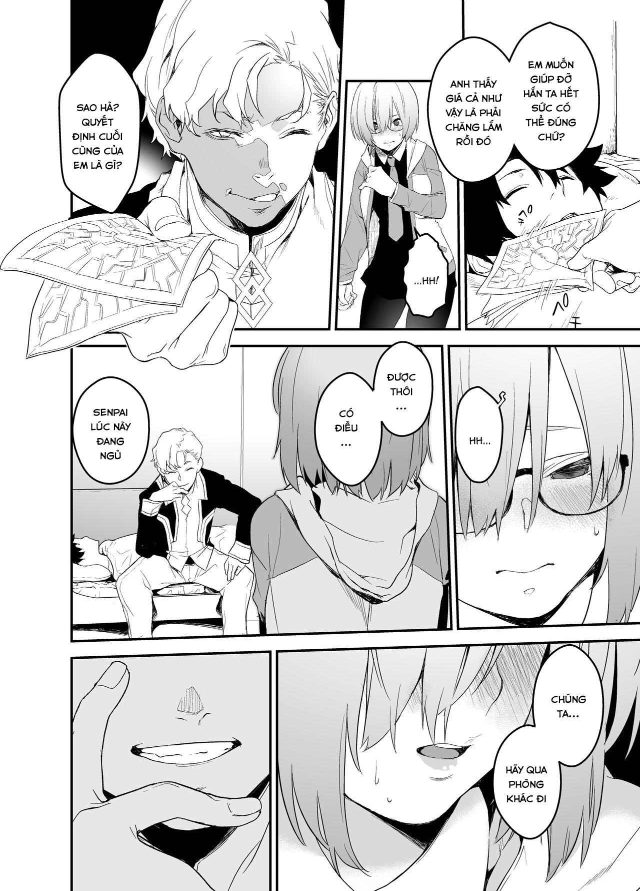 Đọc truyện hentai While Senpai Is Asleep During Maintenance - Oneshot