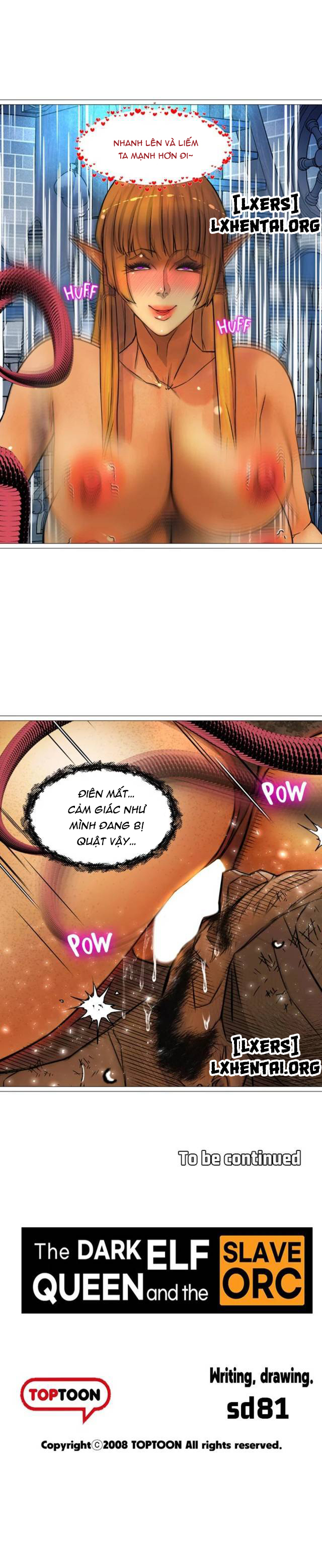 Đọc truyện hentai Nữ Hoàng Dark Elf Và Nô Lệ Orc - Chap 18