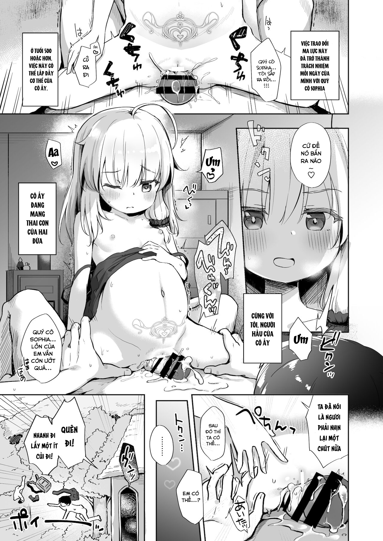 Đọc truyện hentai Spun Around by the Sweet Witch - Oneshot.