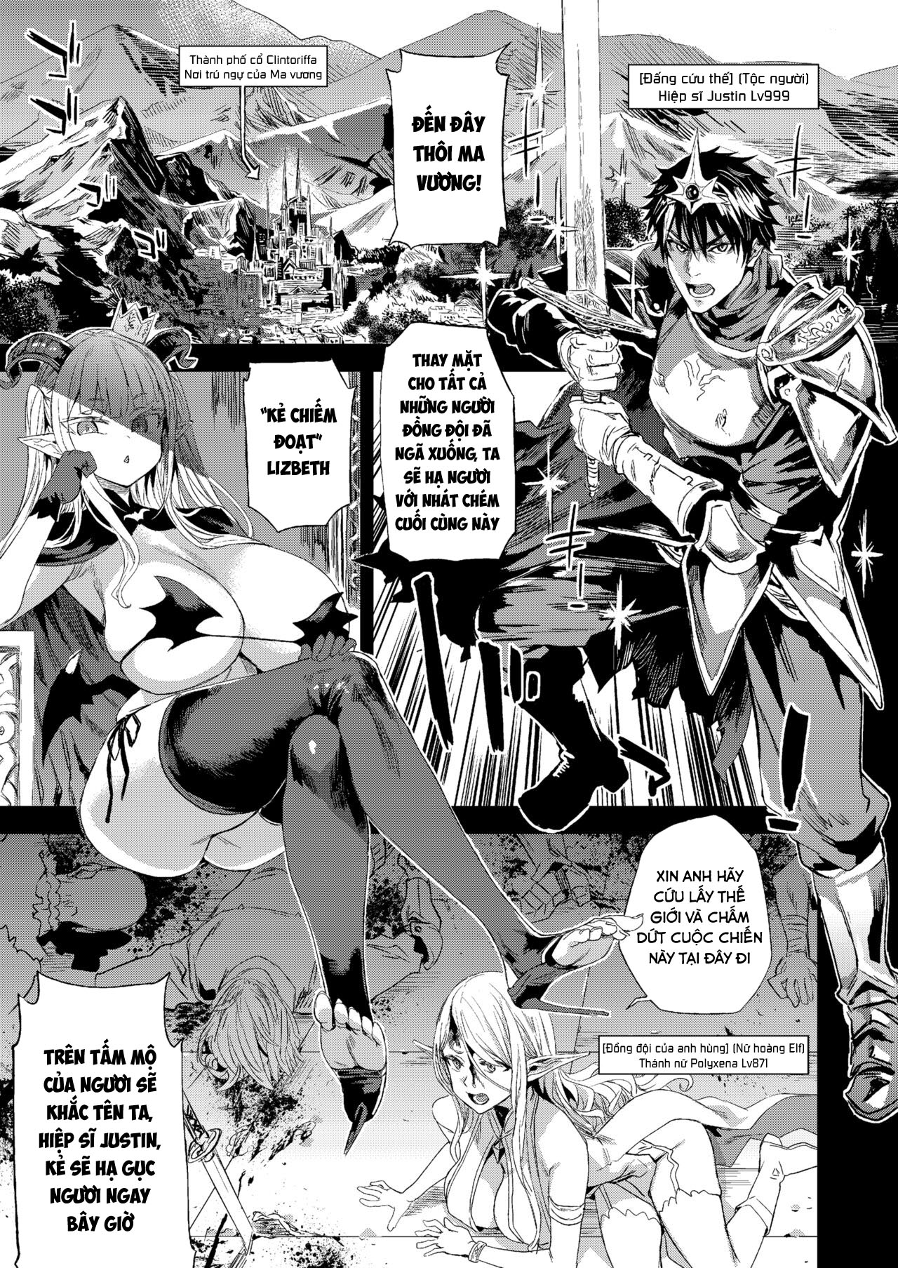 Đọc truyện hentai Nữ hoàng Succubus vs Yêu tinh nhỏ - Chap 1