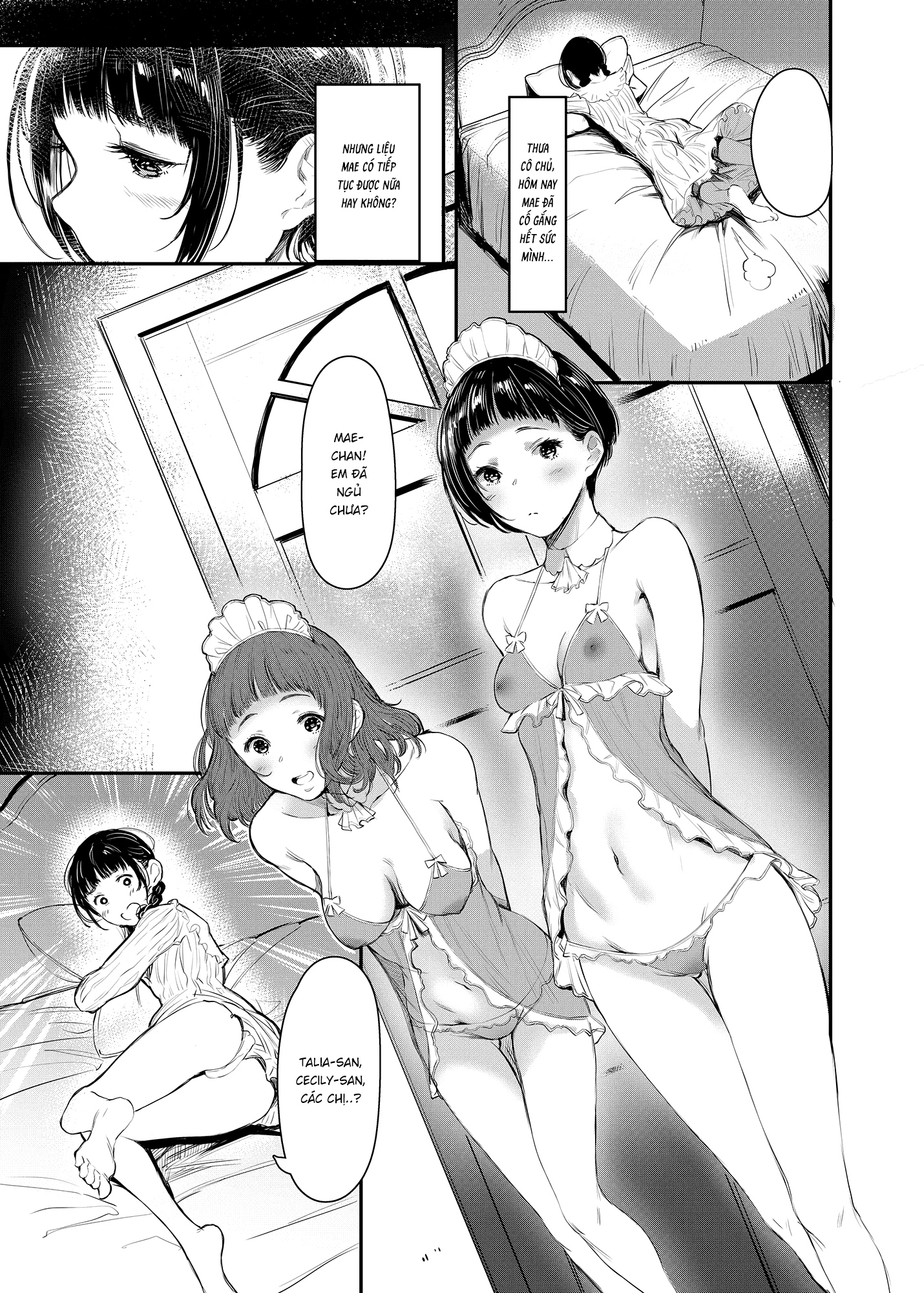 Đọc truyện hentai Học viện thiên nga hầu gái - Oneshot