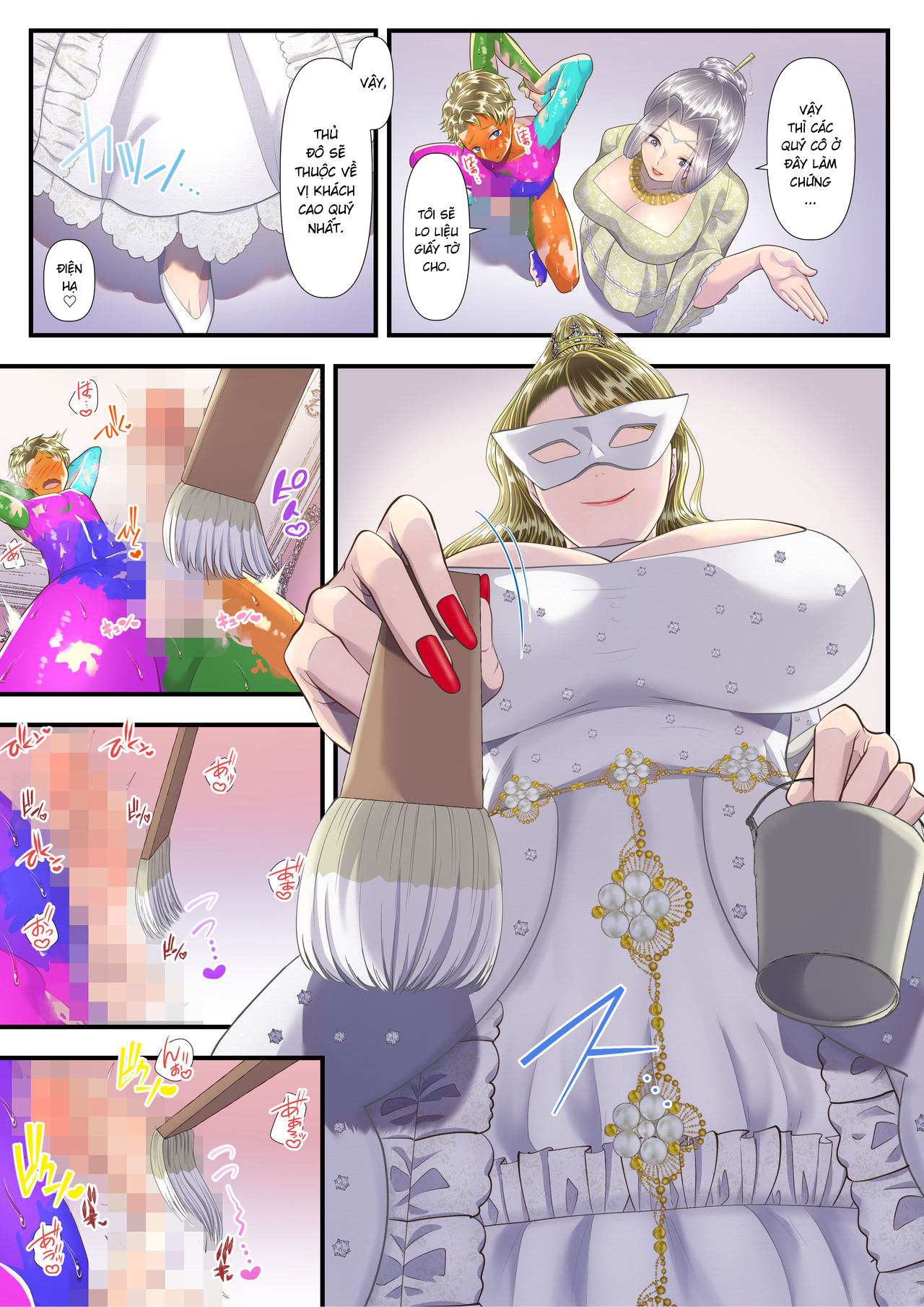 Đọc truyện hentai Huấn luyện hoàng tử bán nước của điếm quý tộc ~Phân chia lãnh thổ~ - Oneshot