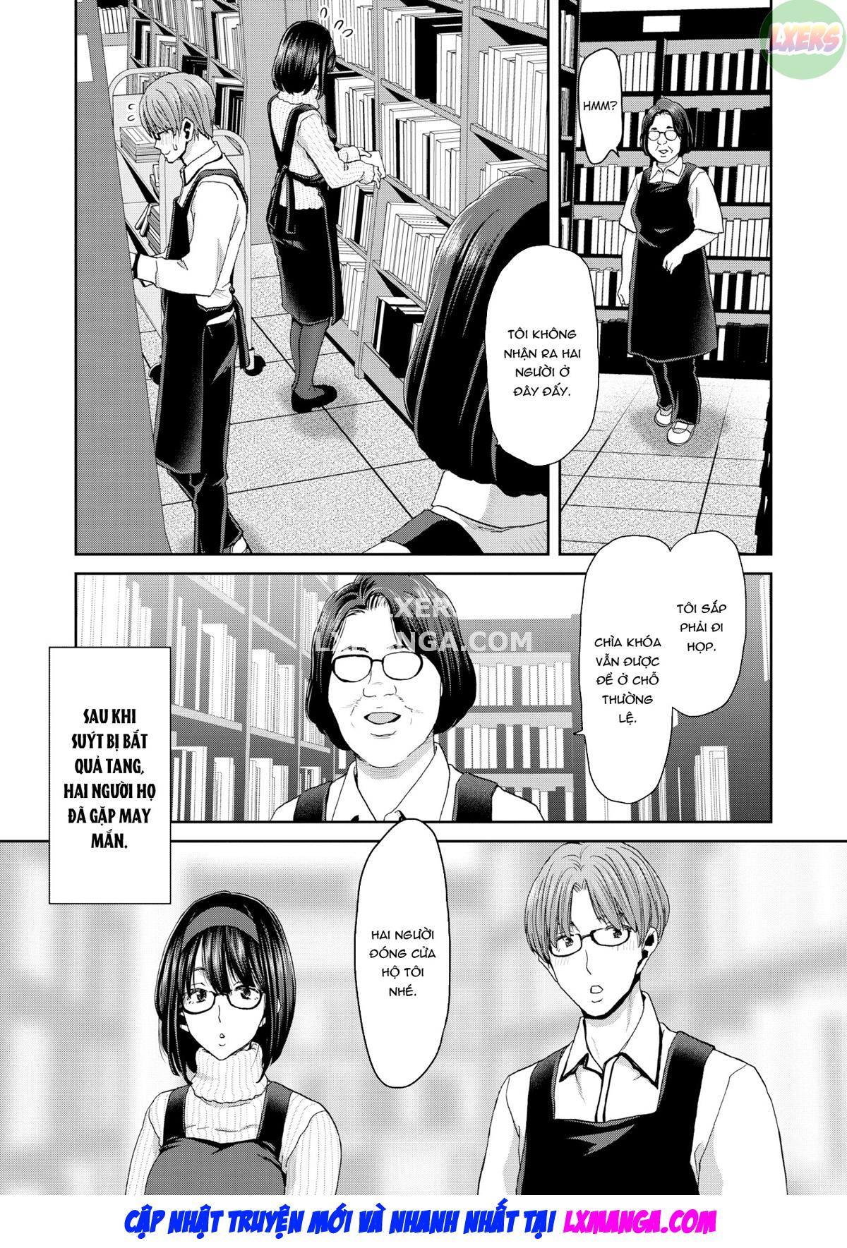 Đọc truyện hentai Biện pháp giải tỏa căng thăng cho phụ nữ - Chap 3 - Librarian Shitani Hikaru (28)