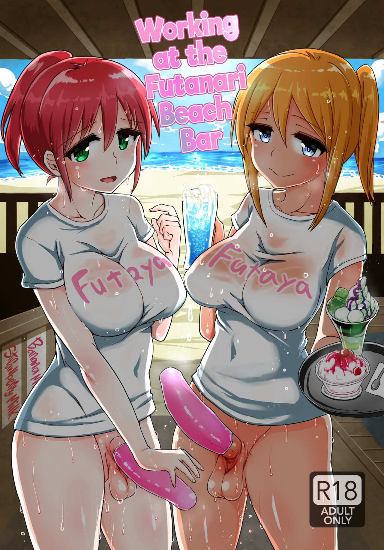 Đọc truyện hentai Futanari Beach House no Oshigoto - Oneshot.