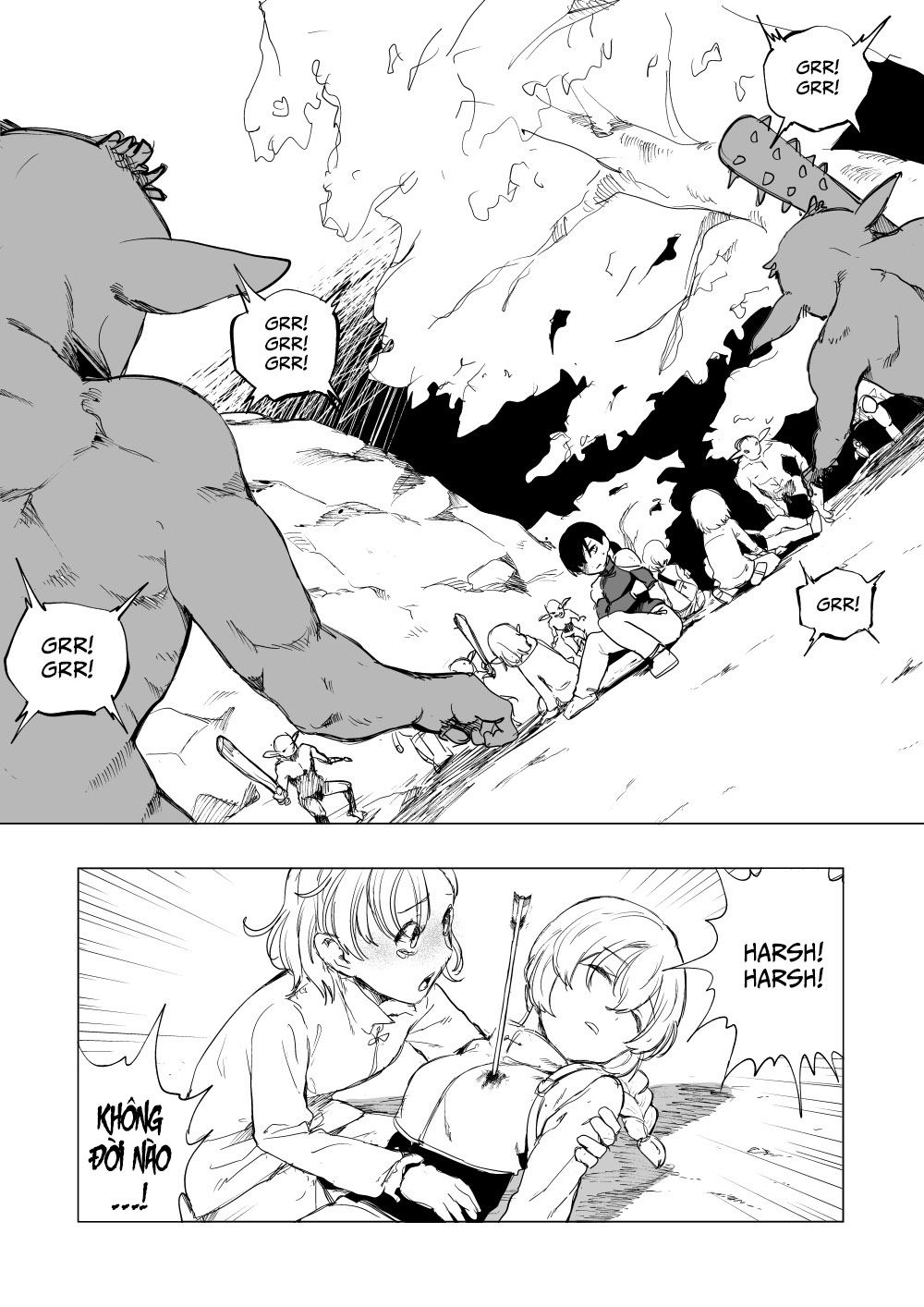 Đọc truyện hentai Câu chuyện về khởi đầu của cơn ác mộng vĩnh hằng! - Ăn sống em Harsh đáng thương!