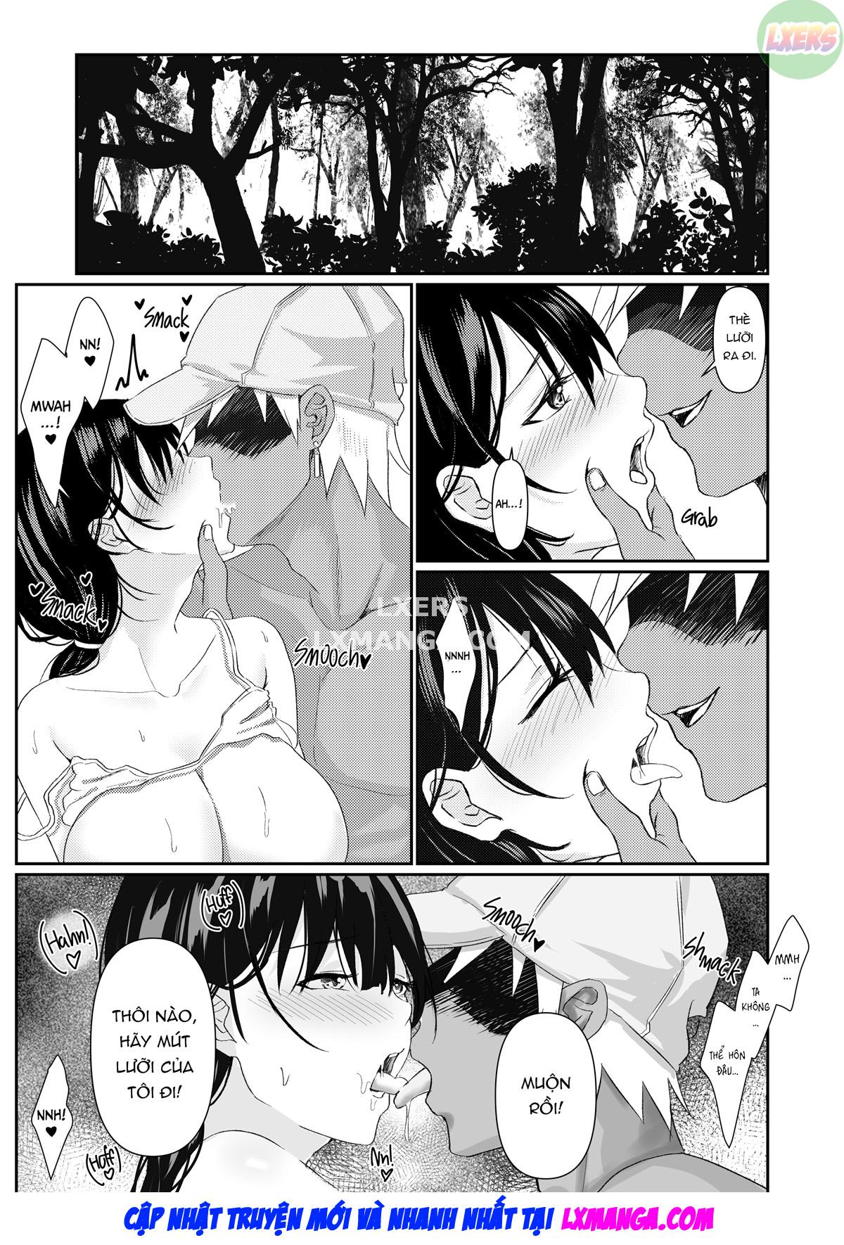 Đọc truyện hentai Hitozuma NTR Kazoku Ryokou - Oneshot