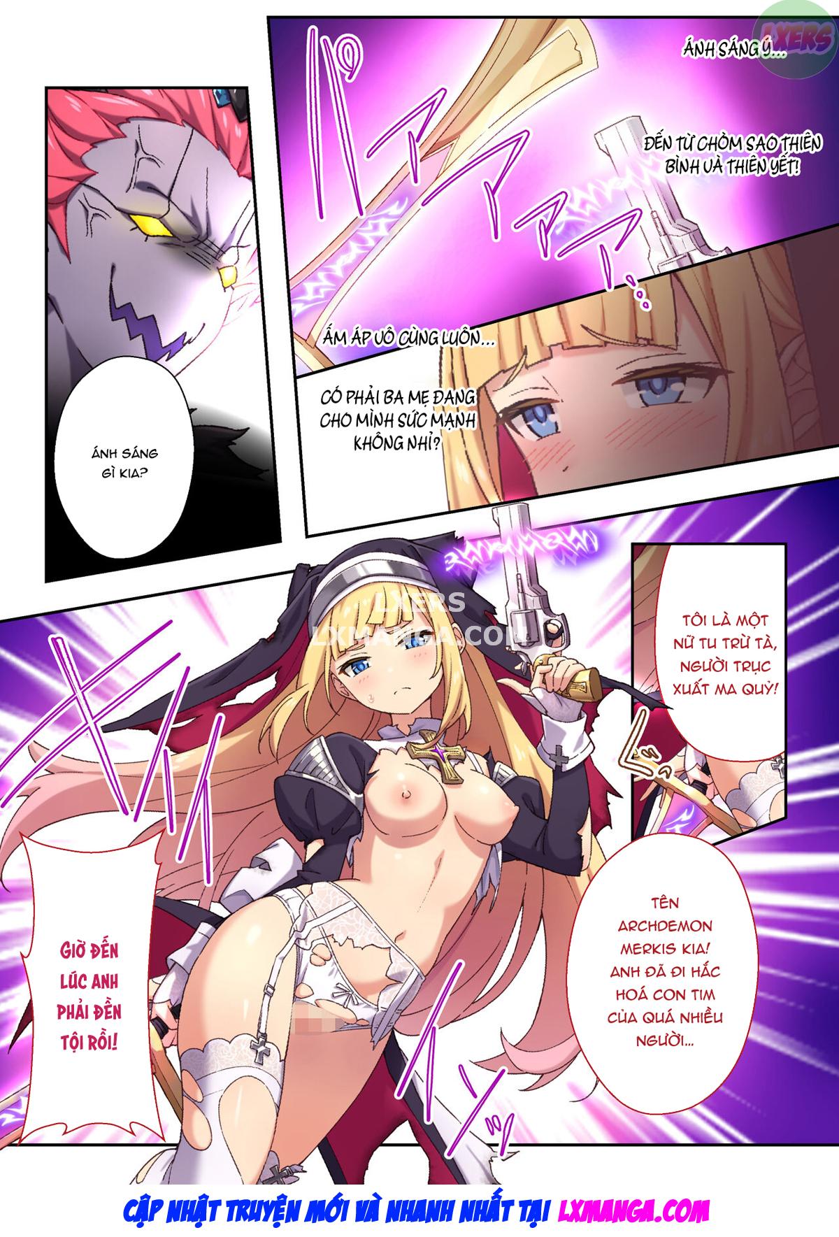 Đọc truyện hentai Nữ tu trừ tà Charlotte - Oneshot
