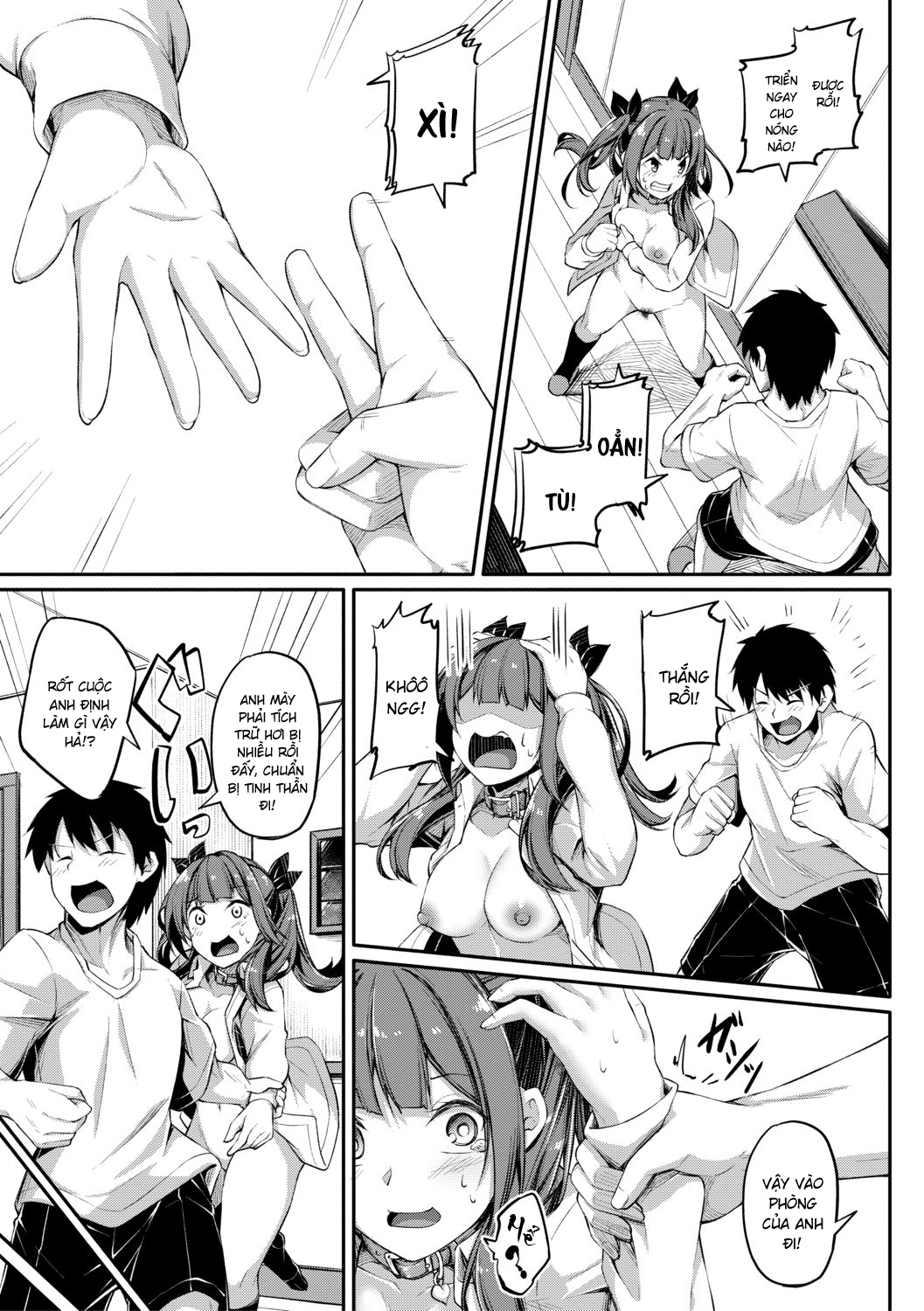 Đọc truyện hentai Nếu thua Onii-chan, bọn tôi sẽ làm tình! ~ Oẳn tù tì - Chap 3