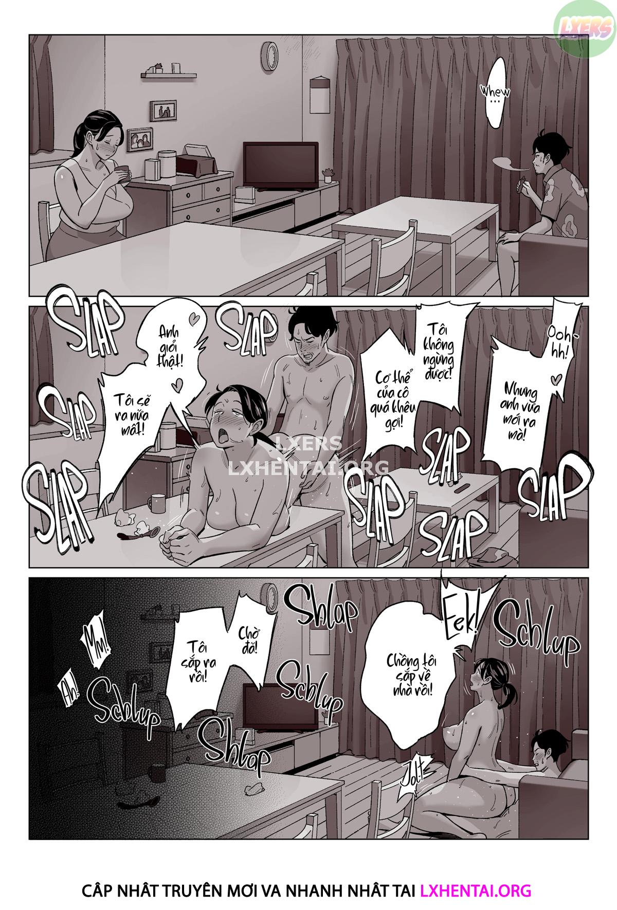 Đọc truyện hentai Bakunyuu Oyako O Kakushidori Shita Kekka… - Oneshot