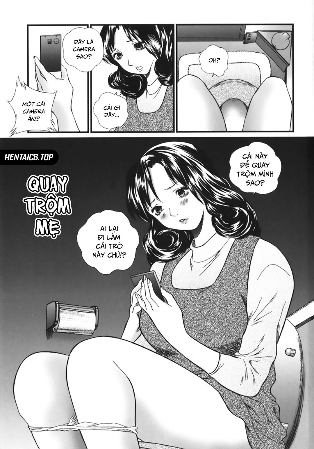 Đọc truyện hentai Quay trộm mẹ!? - Oneshot