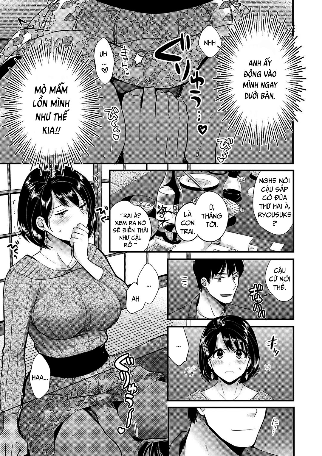 Đọc truyện hentai Hãy giữ bí mật với chồng tôi nha! - Chap 3