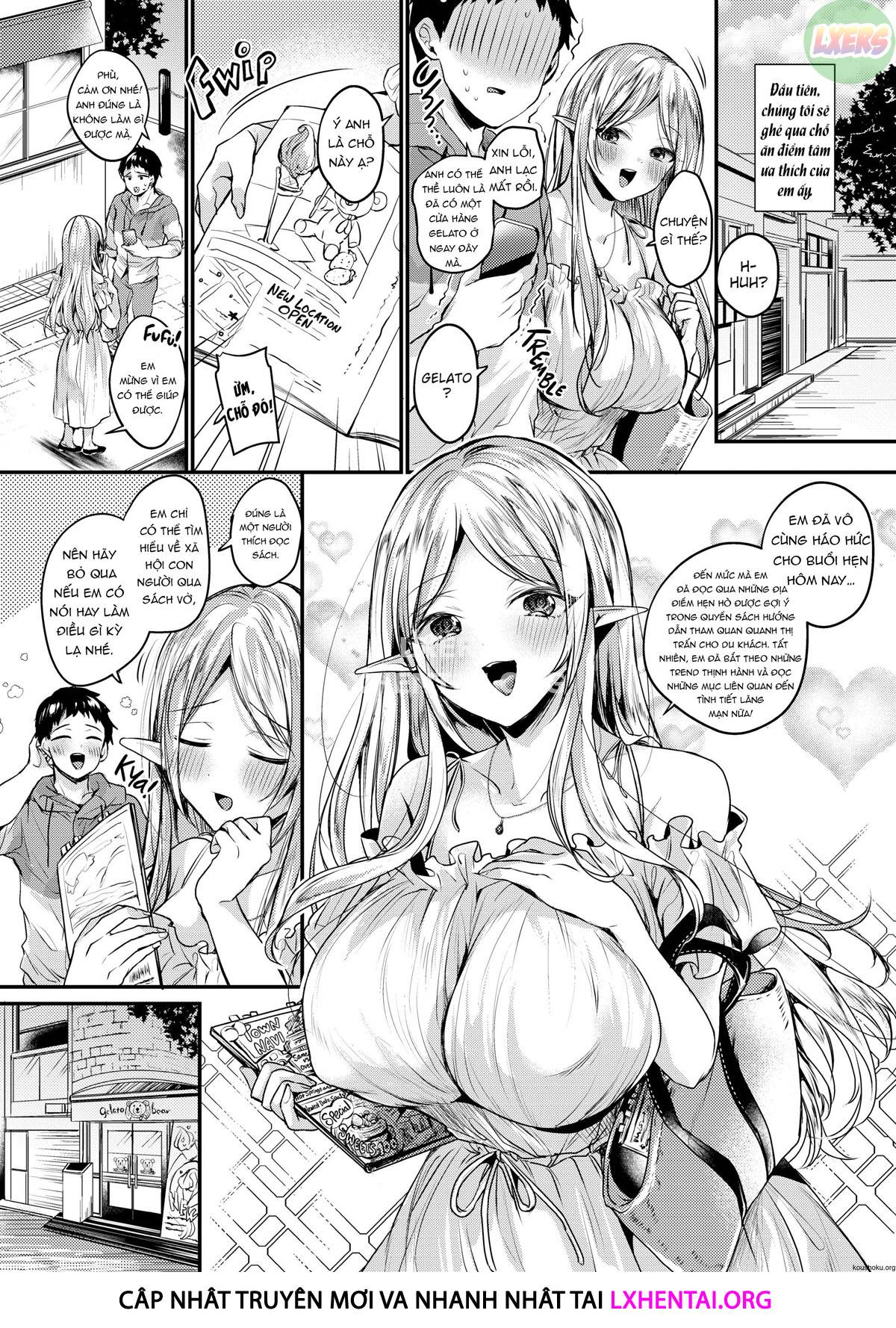 Đọc truyện hentai Ngất ngây ngọt ngào nóng bỏng - Chap 1 - An Exciting Date with My Elven Girlfriend