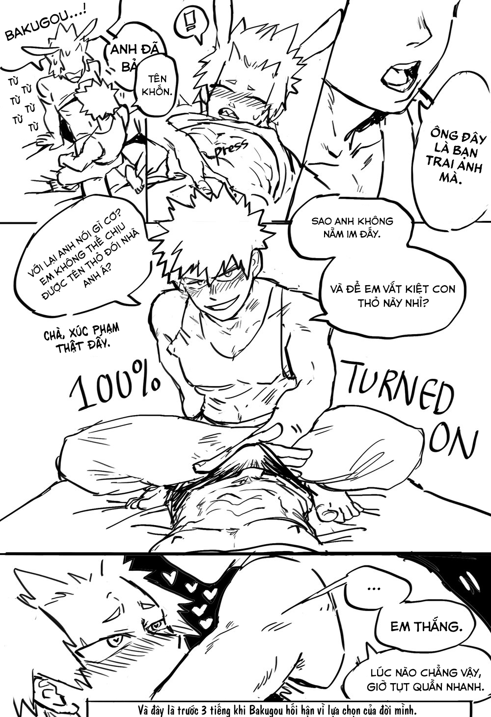Đọc truyện hentai Kirishima biến thành thỏ rồi!!! - Oneshot
