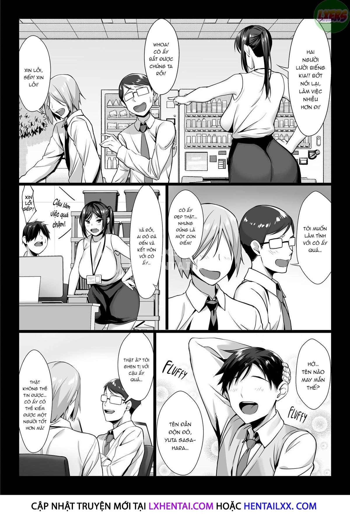 Đọc truyện hentai Niizuma Joushi Wa Buka No Chinpo De Do-M Ochi - Oneshot