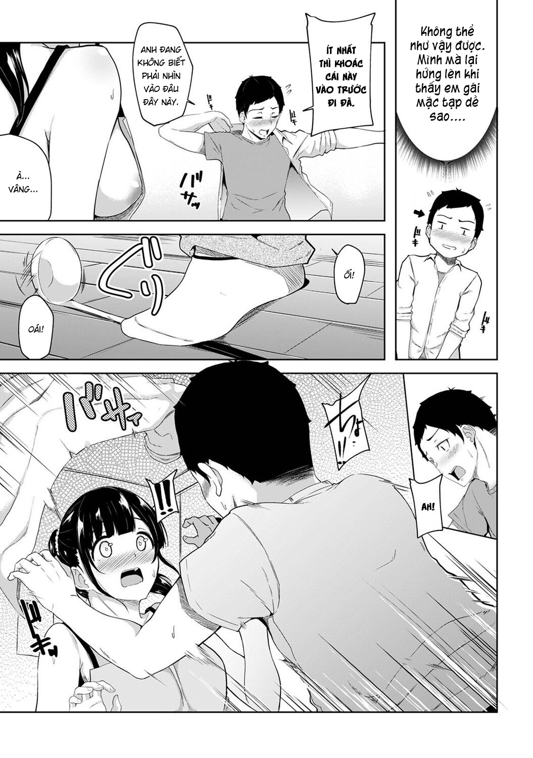 Đọc truyện hentai Tôi cố chịch em gái khi thấy ẻm mặc tạp dề khỏa thân... - Chap 1