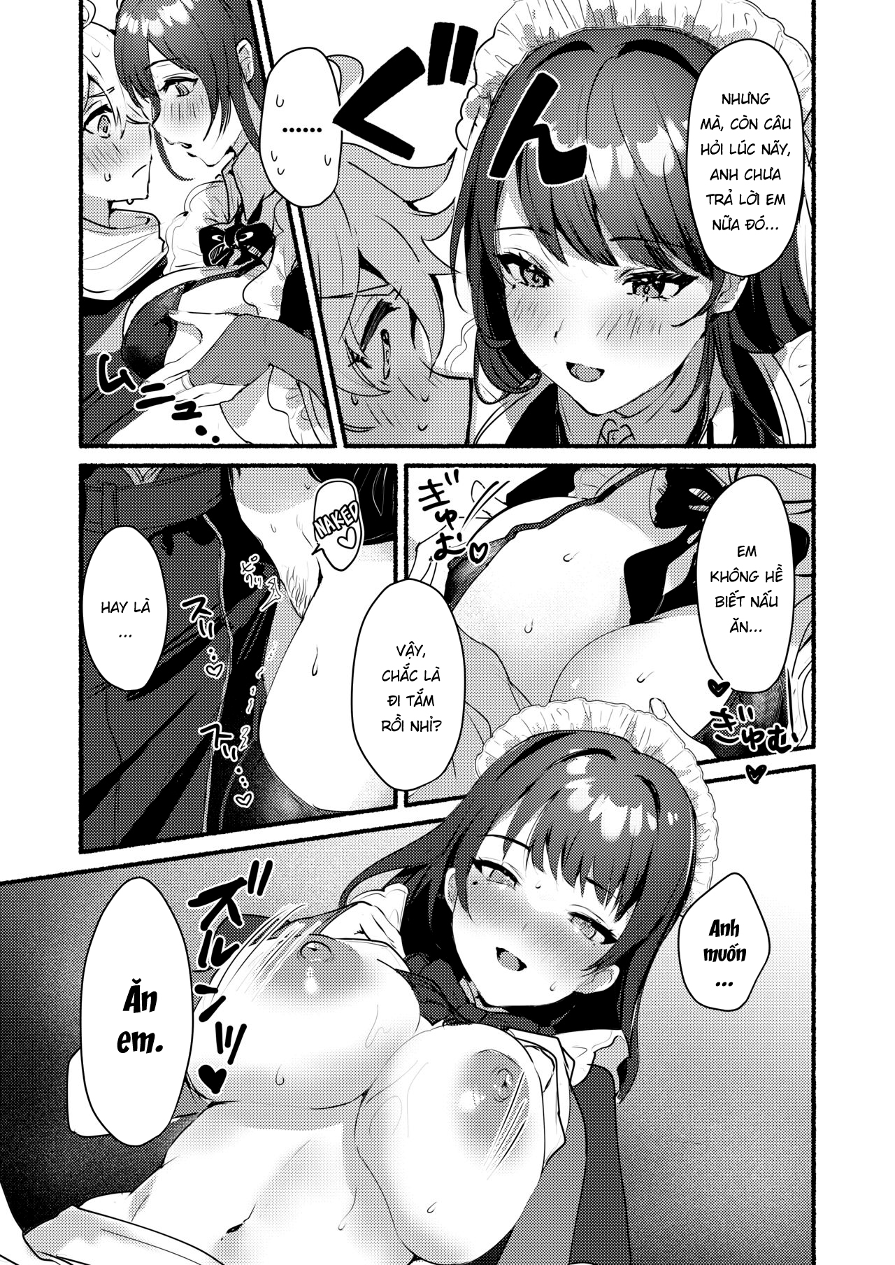 Đọc truyện hentai Quán trà hầu gái Inazuma - Oneshot nuột