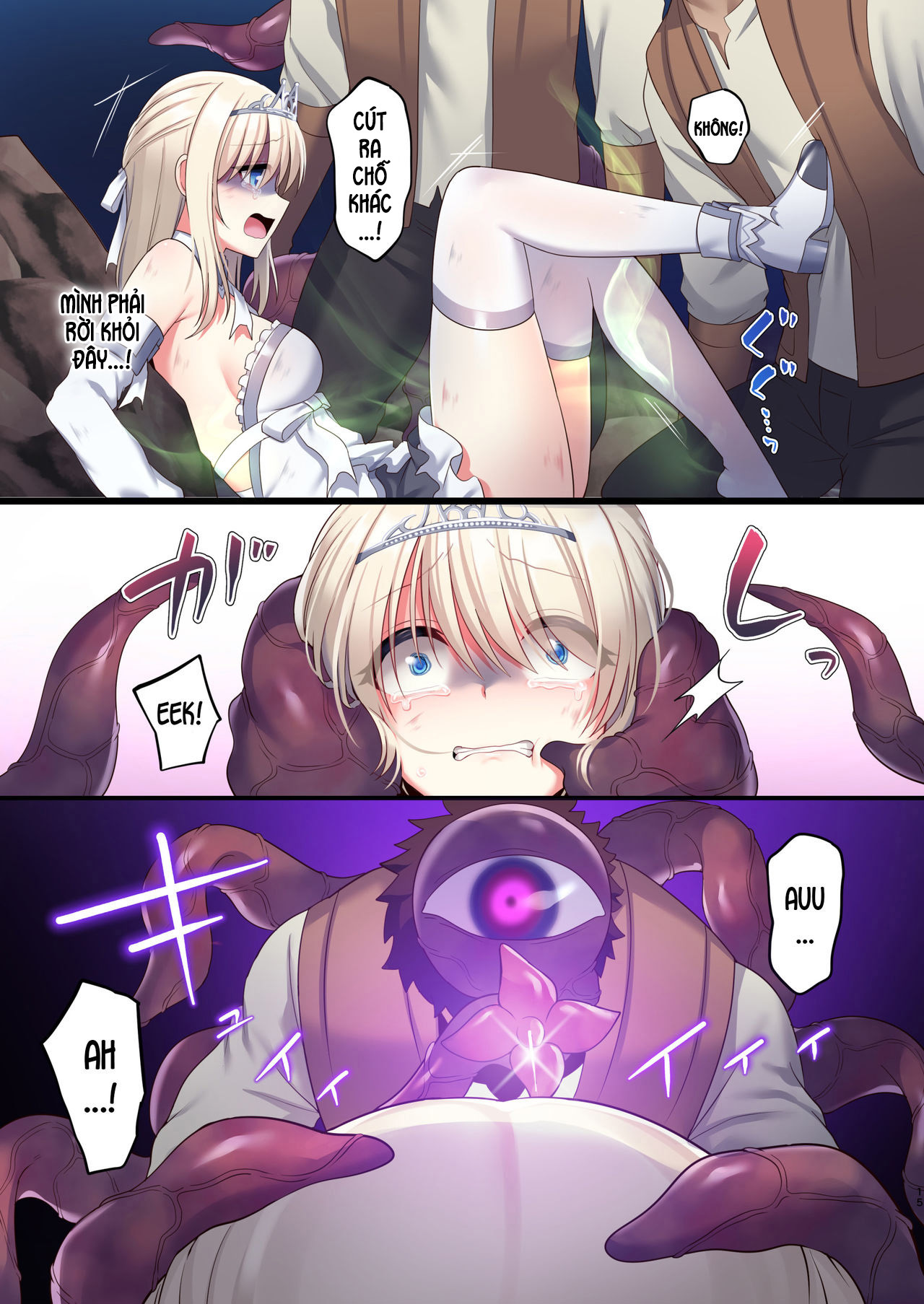 Đọc truyện hentai Noroi no Yubiwa de Game Over + Omake CG - Chap 1: mở giao tranh