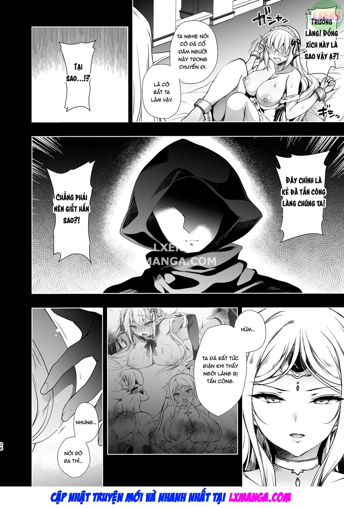 Đọc truyện hentai Elf ni Inmon o Tsukeru Hon Chap 3 LEVEL:3