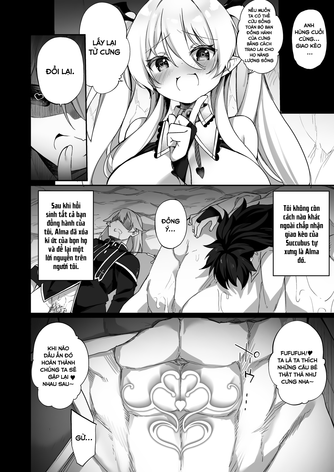 Đọc truyện hentai Câu chuyện về người hùng đã đánh bại quỷ vương nhưng lại thua trước Succubus và tận hưởng cuộc sống làm Succubus! - Oneshot