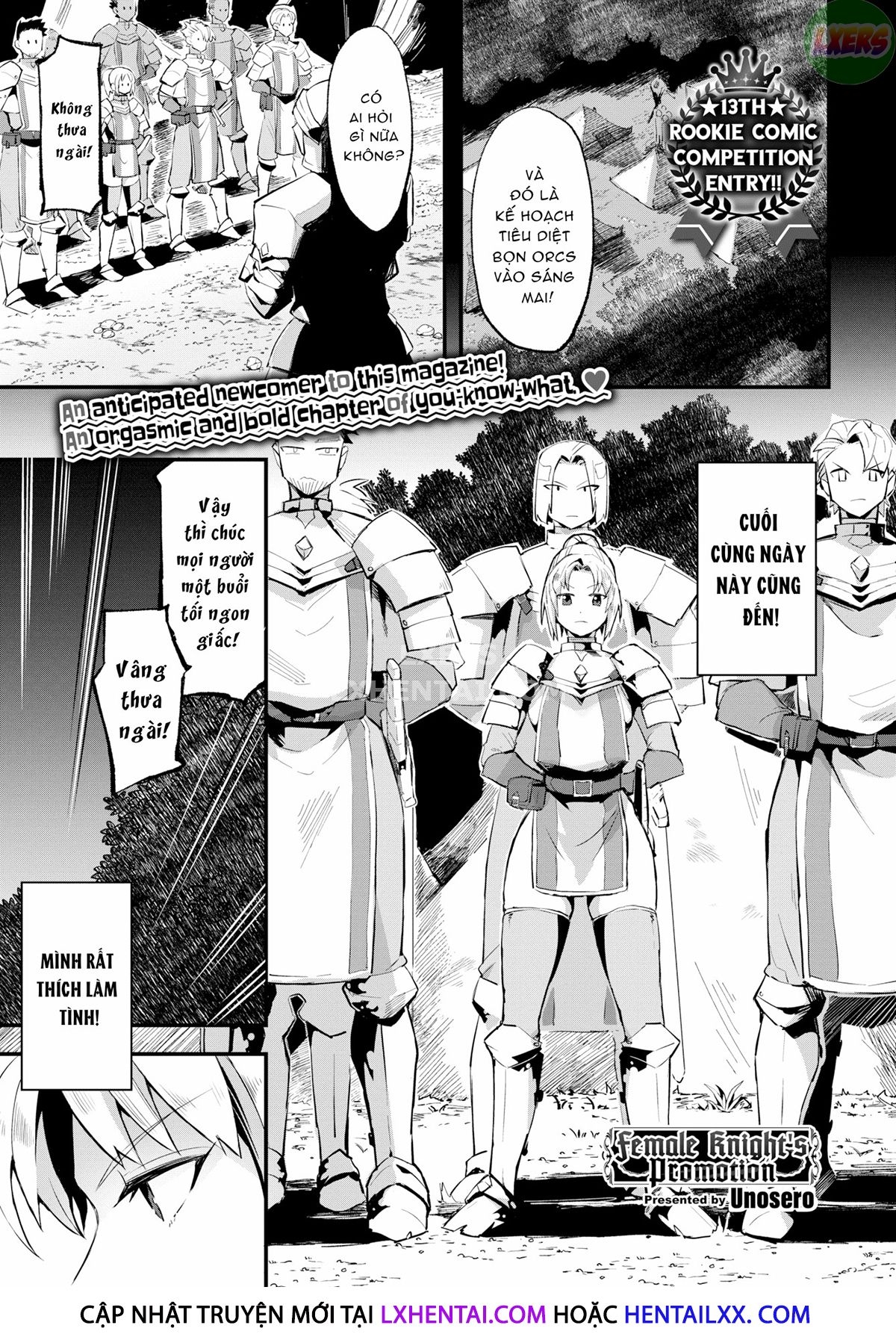 Đọc truyện hentai Sự thăng chức của nữ hiệp sỹ - Oneshot