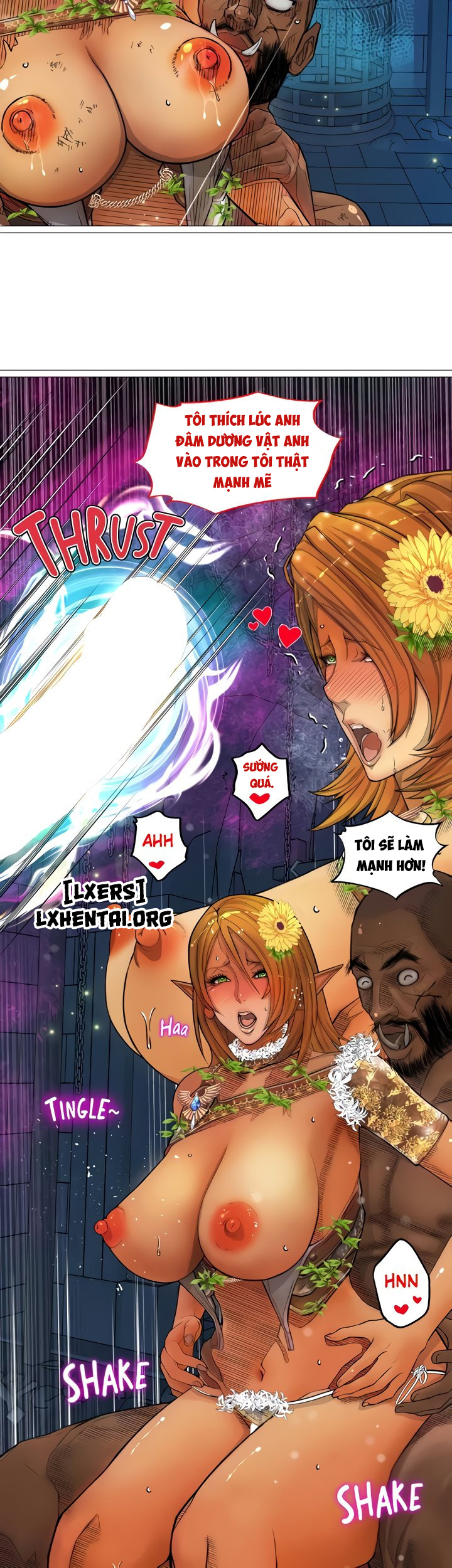 Đọc truyện hentai Nữ Hoàng Dark Elf Và Nô Lệ Orc - Chap 29