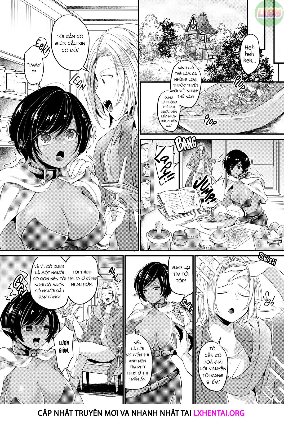 Đọc truyện hentai Ngất ngây ngọt ngào nóng bỏng - Chap 3 - Heal Me! ❤ Dark Elf-chan