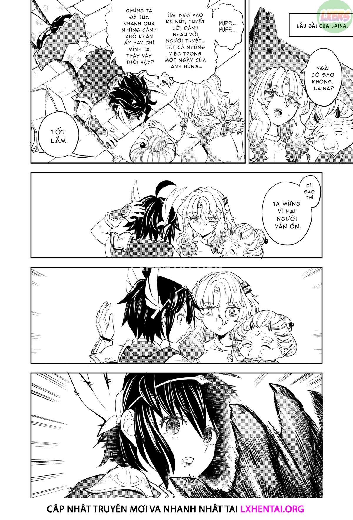 Đọc truyện hentai Tái sinh thành một nữ anh hùng có 5 người vợ quỷ - Chap 5