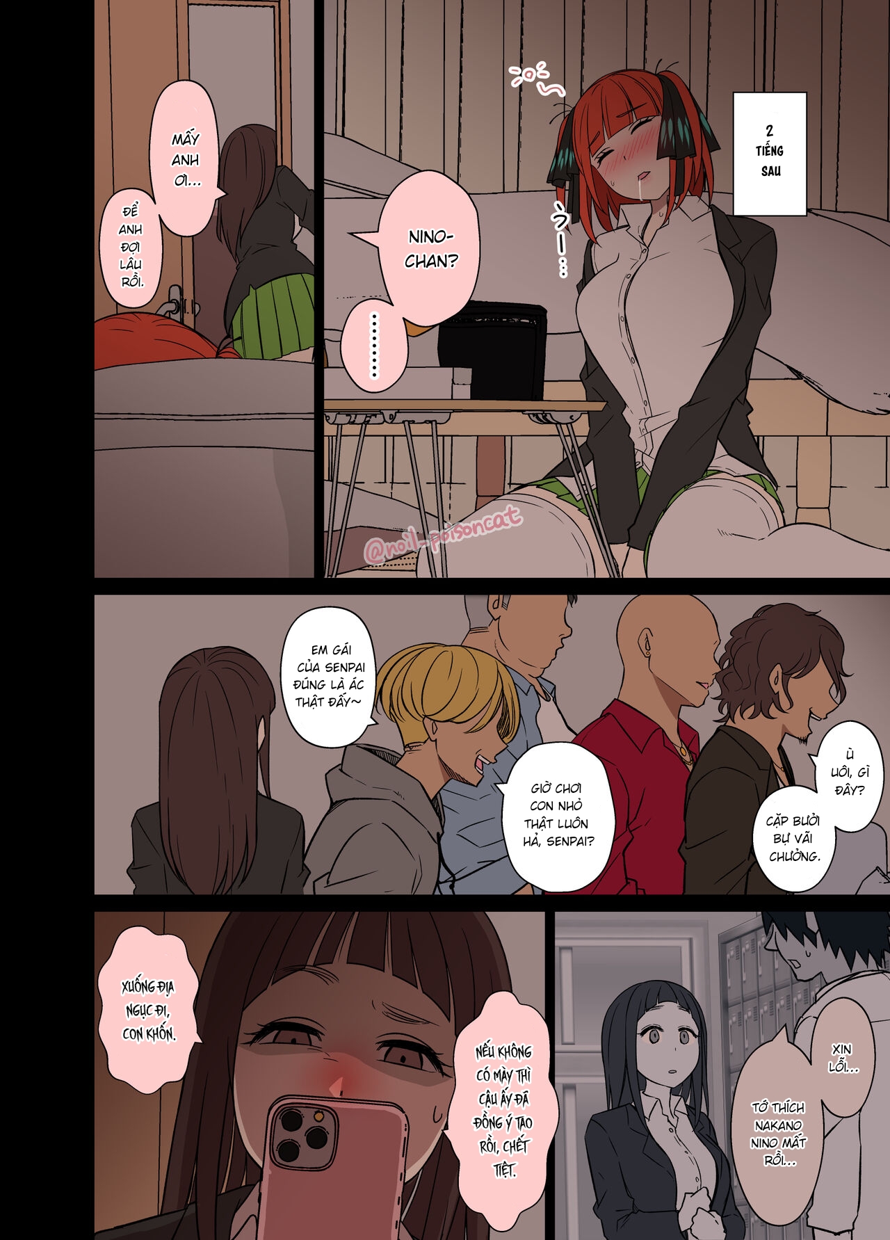 Đọc truyện hentai Chuyện về Nakano Nino uống rượu say và bị đụ - Oneshot