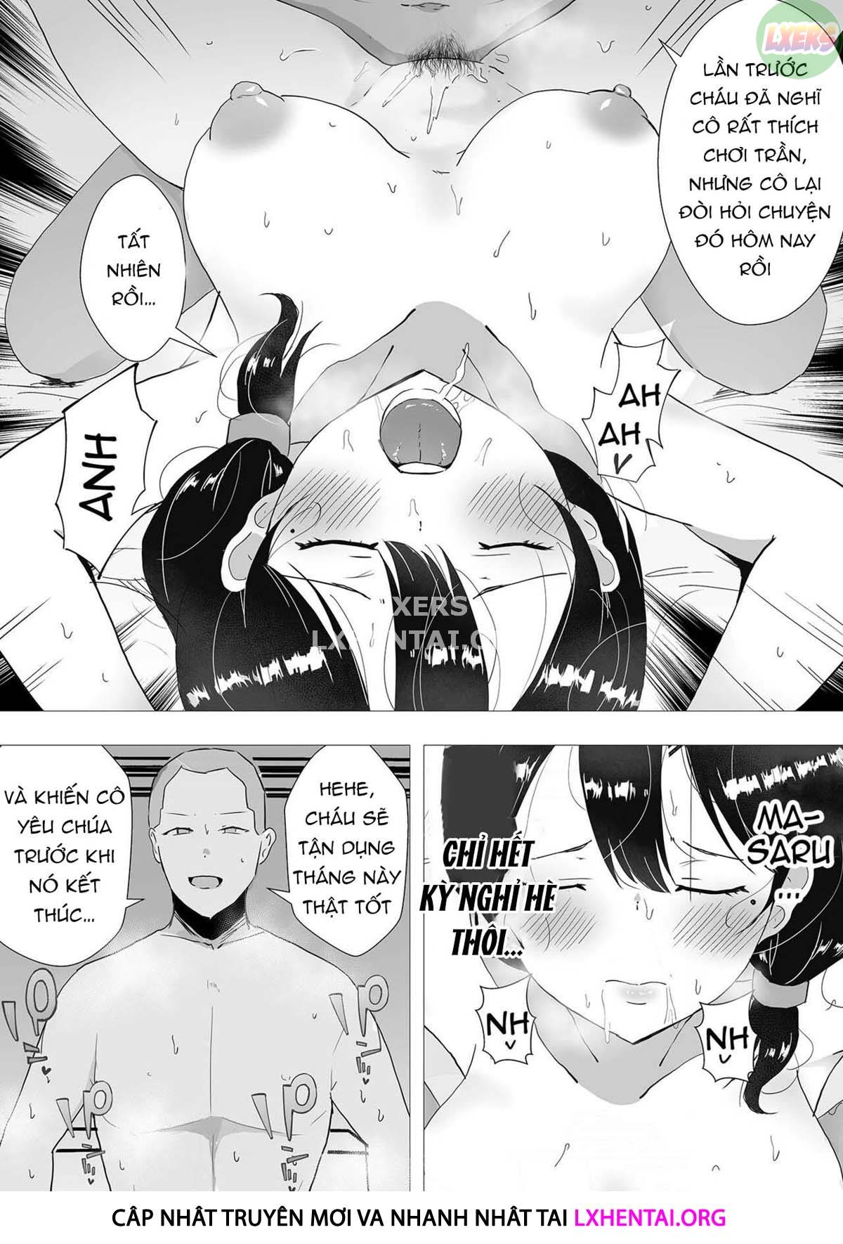 Đọc truyện hentai Người mẹ yêu quý của tôi, cô bạn gái ngốc nghếch của tôi - Chap 2