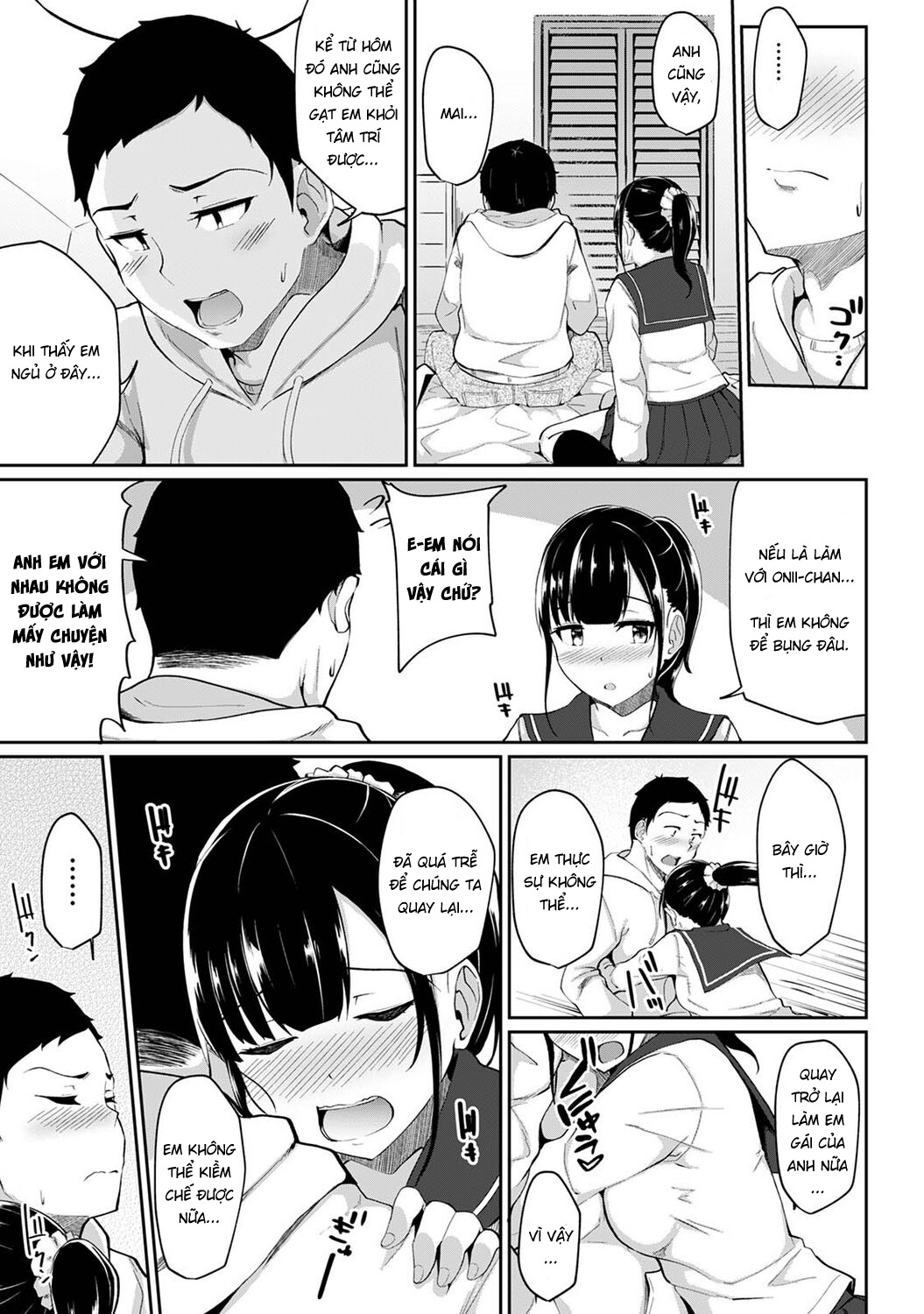 Đọc truyện hentai Tôi cố chịch em gái khi thấy ẻm mặc tạp dề khỏa thân... - Chap 2