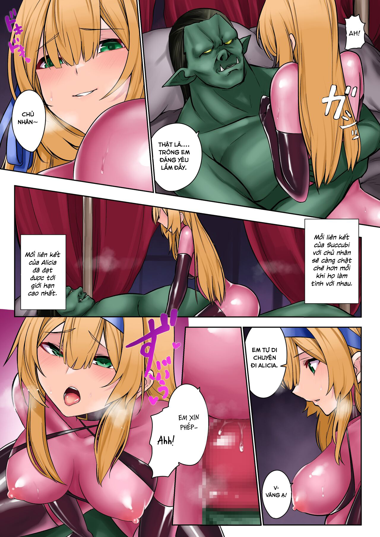 Đọc truyện hentai Himekishi Alicia no Junan -Orc-sama wa Himekishi o Tsukaima ni Shitai - Oneshot