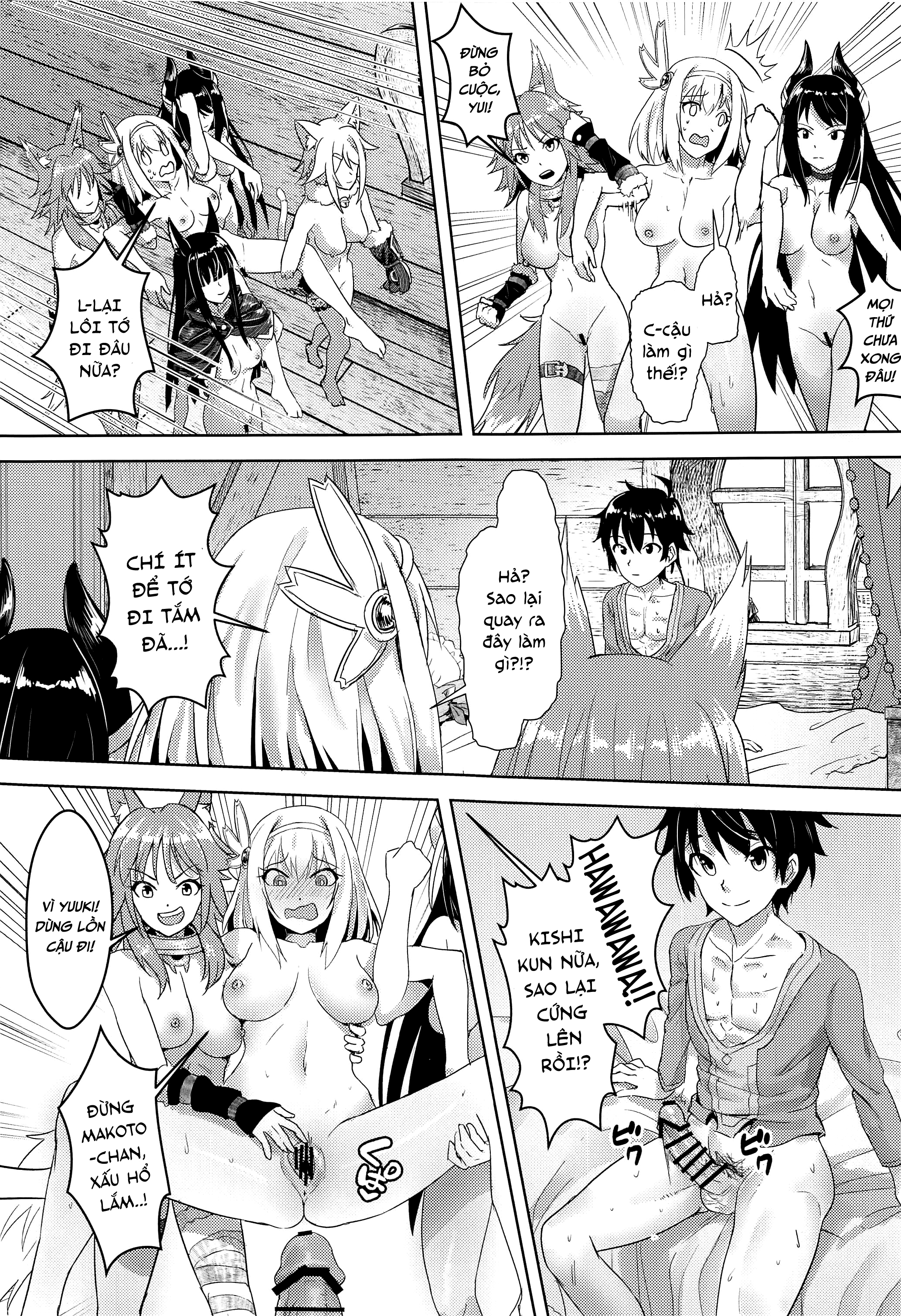 Đọc truyện hentai Yui-chan to Kishi-kun Futarikiri no Hitotoki Oneshot