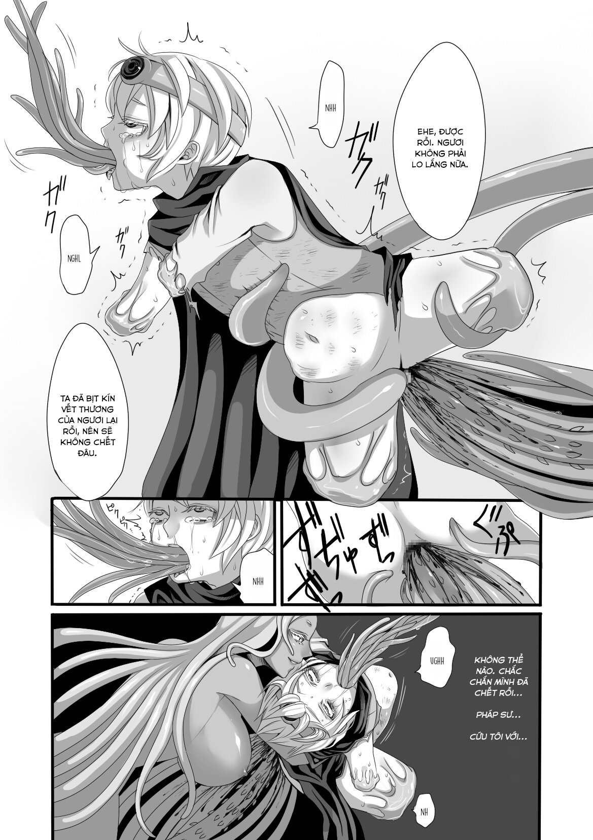 Đọc truyện hentai Quái vật, anh hùng và pháp sư - Oneshot