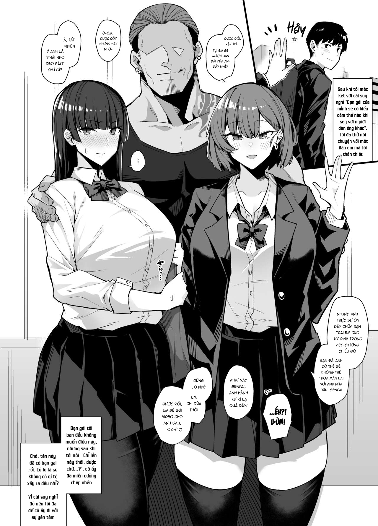 Đọc truyện hentai Gyaru Chukai Netorase - Oneshot