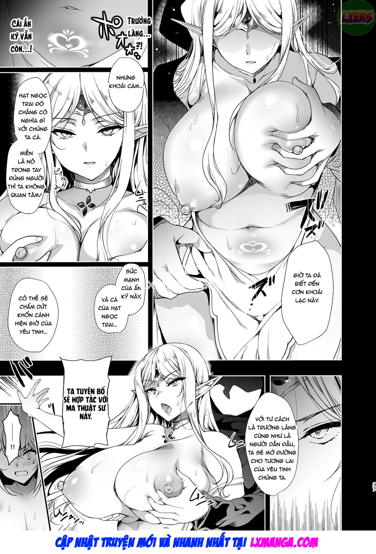 Đọc truyện hentai Elf ni Inmon o Tsukeru Hon Chap 3 LEVEL:3