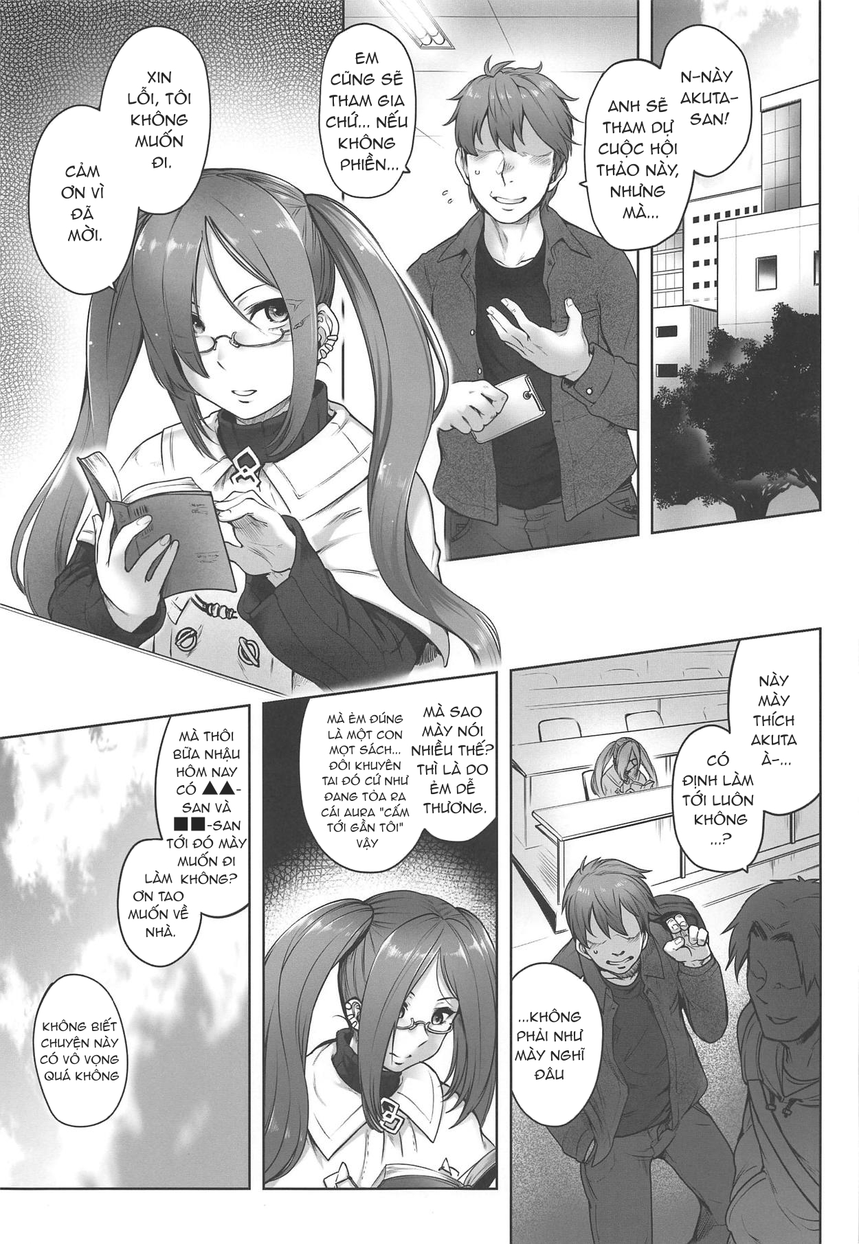 Đọc truyện hentai Cô gái tôi book ở nhà thổ là Akuta-san, người chung học viện - Oneshot