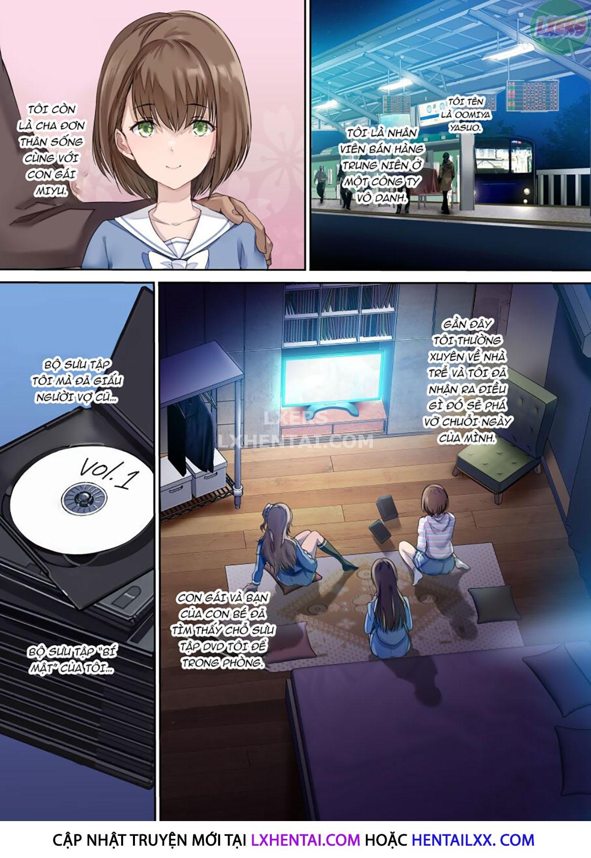 Đọc truyện hentai Papa No Shinshitsu Wa Musume Tomodachi No Tamariba - Oneshot