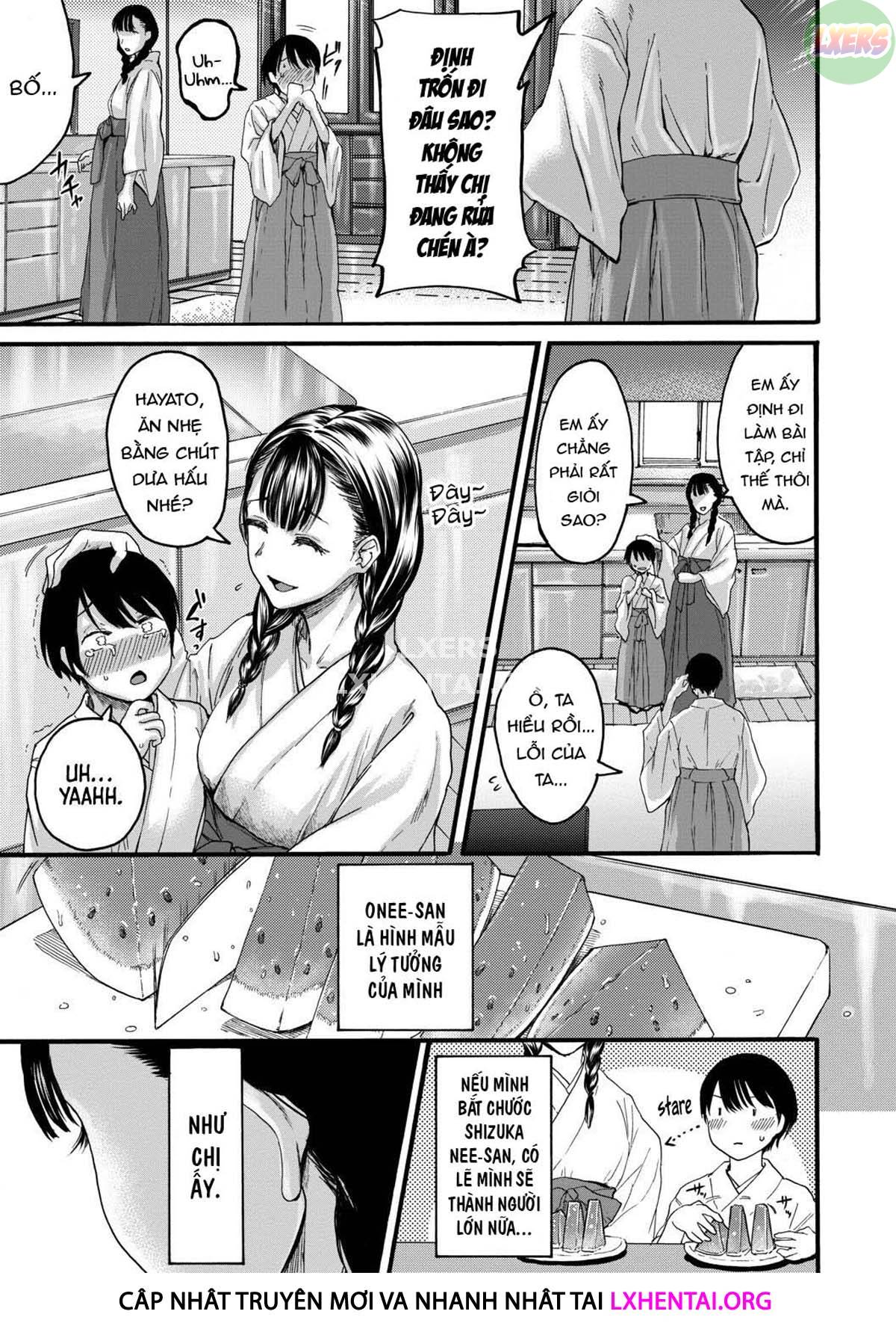 Đọc truyện hentai Cái lỗ thân mật của chị gái và anh trai Chap 4