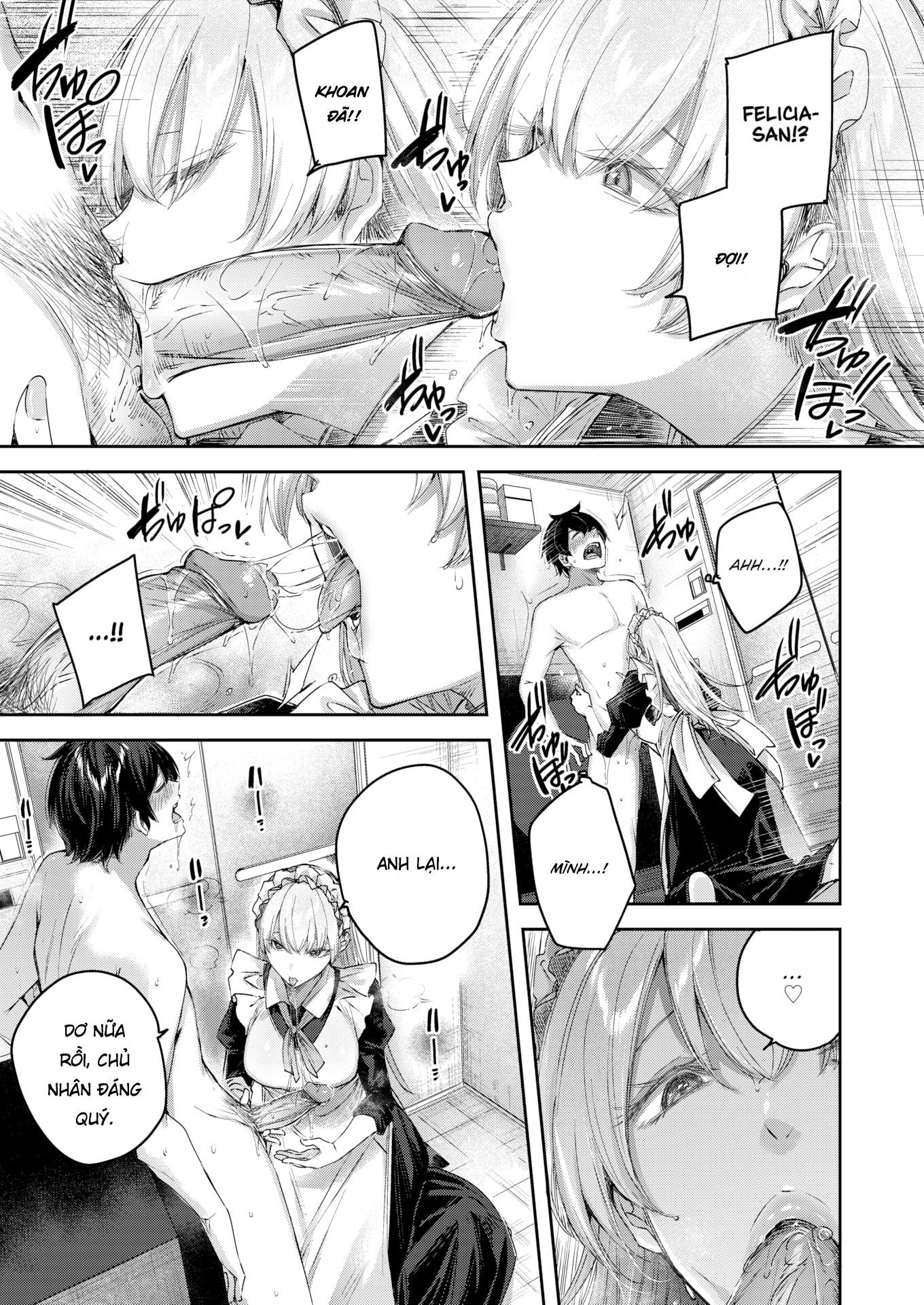Đọc truyện hentai Dịch Vụ Nàng Hầu Thơ Ngây - Oneshot