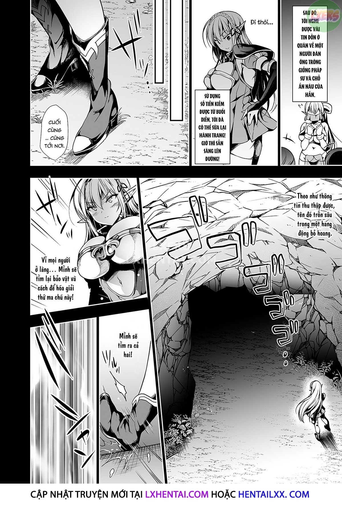 Đọc truyện hentai Elf ni Inmon o Tsukeru Hon Chap 1 LEVEL:1