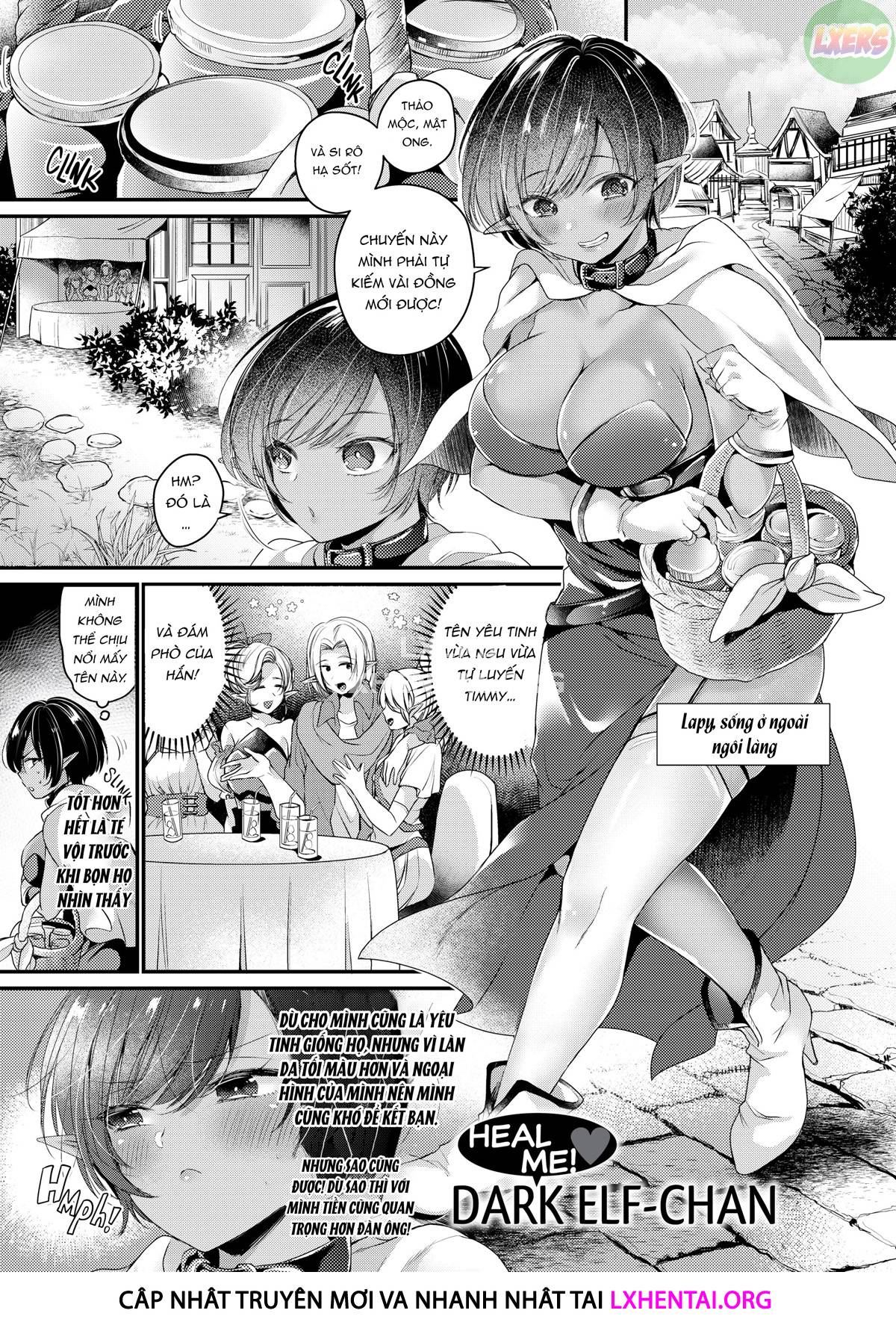 Đọc truyện hentai Ngất ngây ngọt ngào nóng bỏng - Chap 3 - Heal Me! ❤ Dark Elf-chan