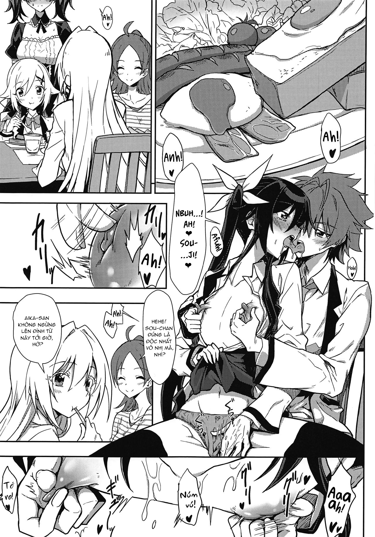 Đọc truyện hentai A day in the life of the small tittied Aika-san and her sensitive nipples - Oneshot