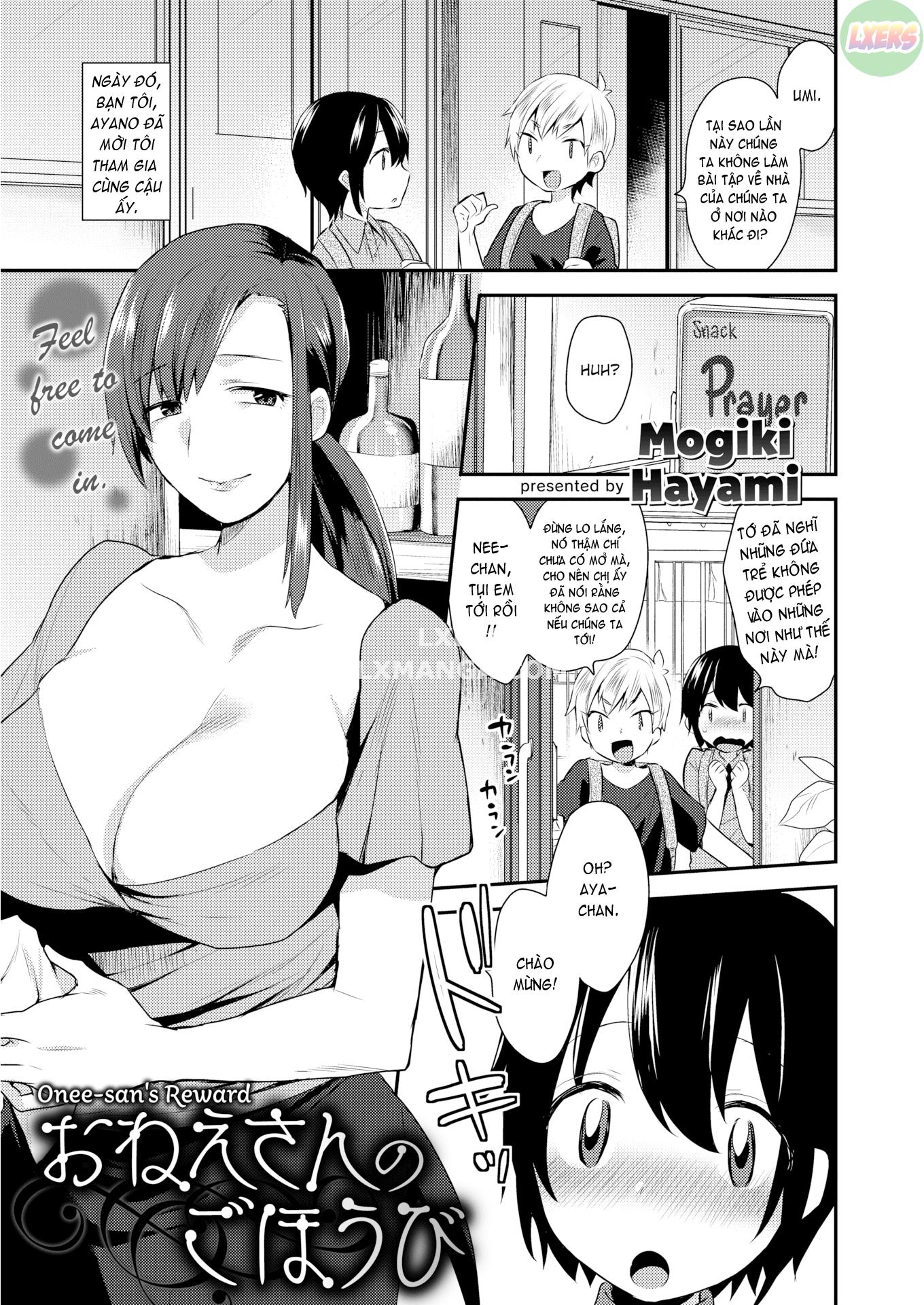Đọc truyện hentai Phần thưởng của chị gái Oneshot
