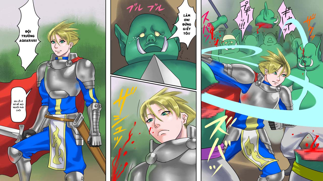 Đọc truyện hentai Seikishi Aquarius Chijoku no Nyotai Kaizou Oneshot.