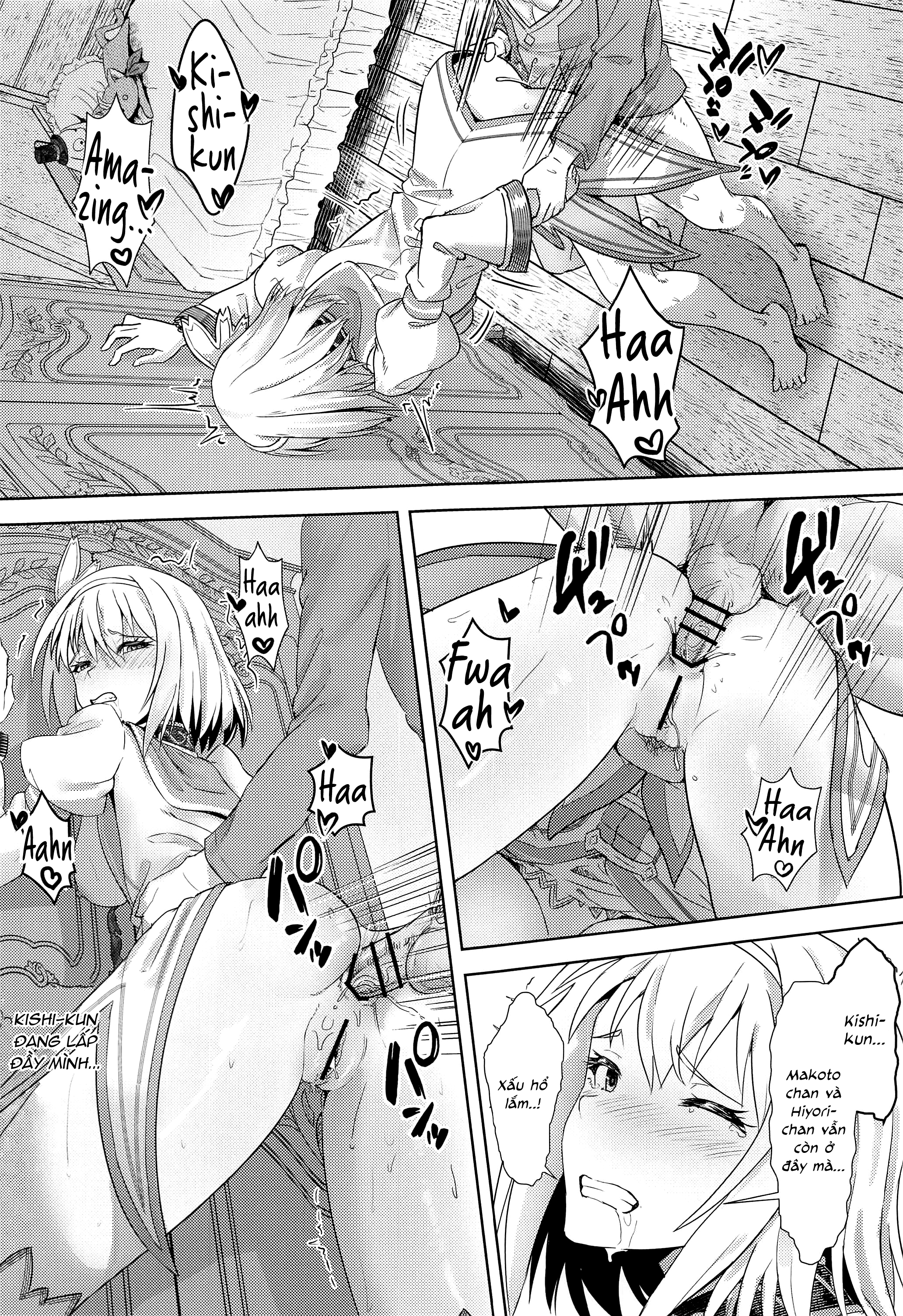 Đọc truyện hentai Yui-chan to Kishi-kun Futarikiri no Hitotoki Oneshot