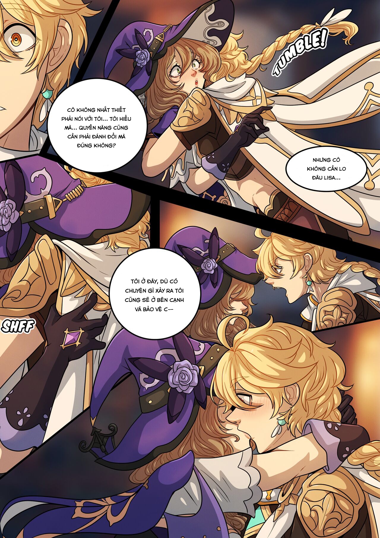 Đọc truyện hentai The Traveler's Guide to Teyvat's Heart-Lisa - Oneshot.