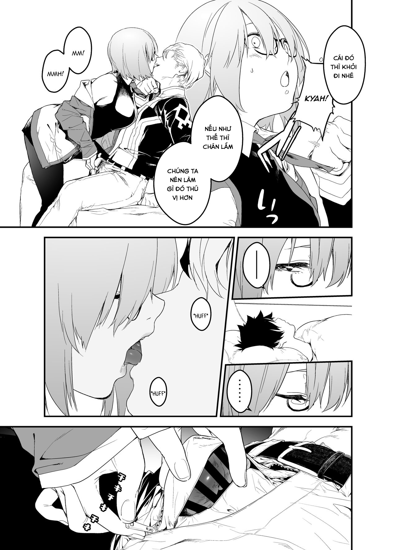 Đọc truyện hentai While Senpai Is Asleep During Maintenance - Oneshot