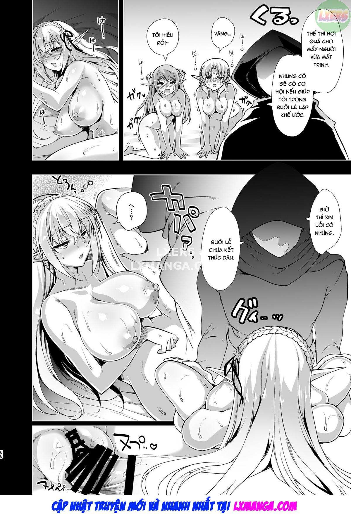 Đọc truyện hentai Elf ni Inmon o Tsukeru Hon Chap 3 LEVEL:3