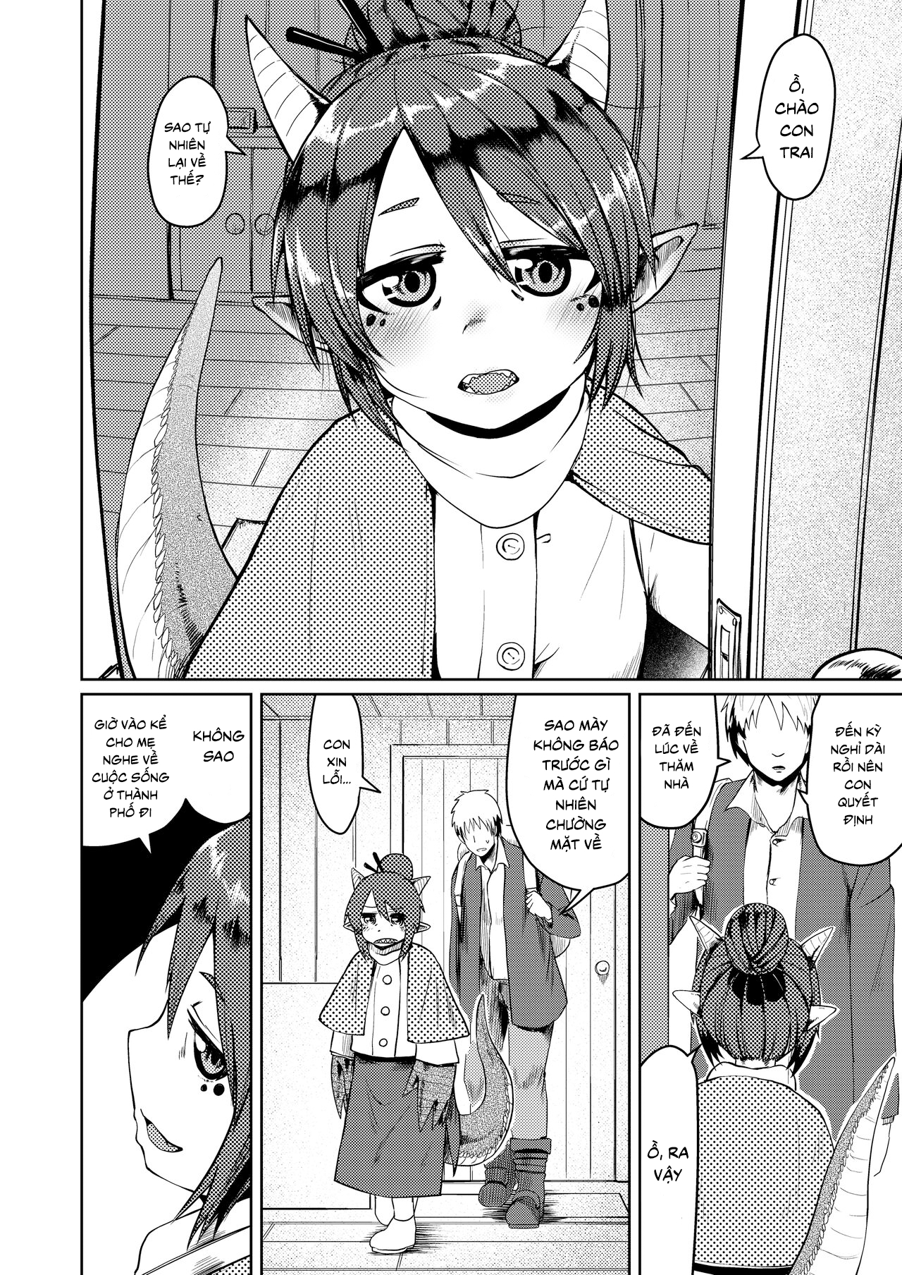 Đọc truyện hentai Tôi yêu bà mẹ rồng của tôi vl - Oneshot