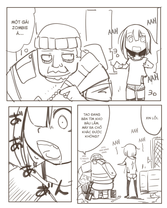 Đọc truyện hentai Painful Zombie Girl - Oneshot
